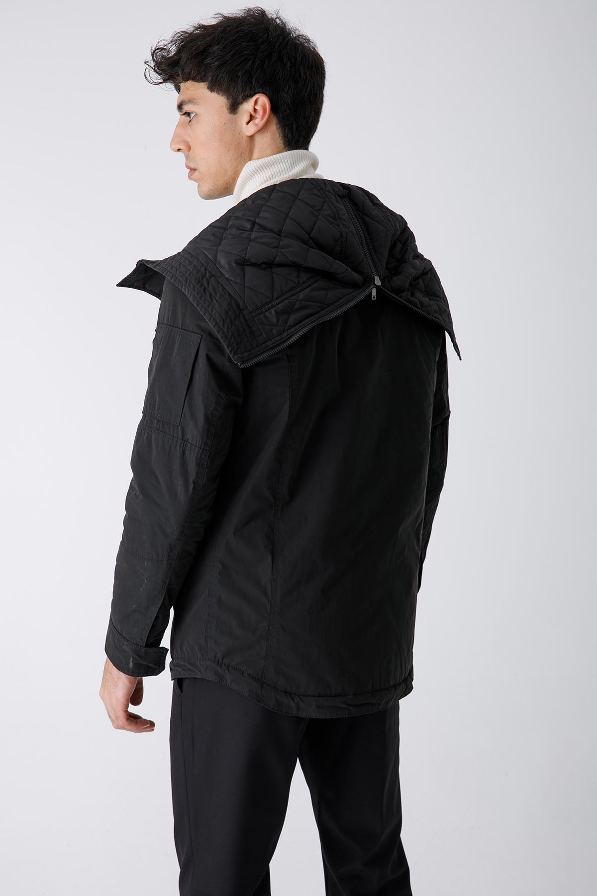 Dondup Cep Detaylı Kapüşonlu Kaban-Libas Trendy Fashion Store