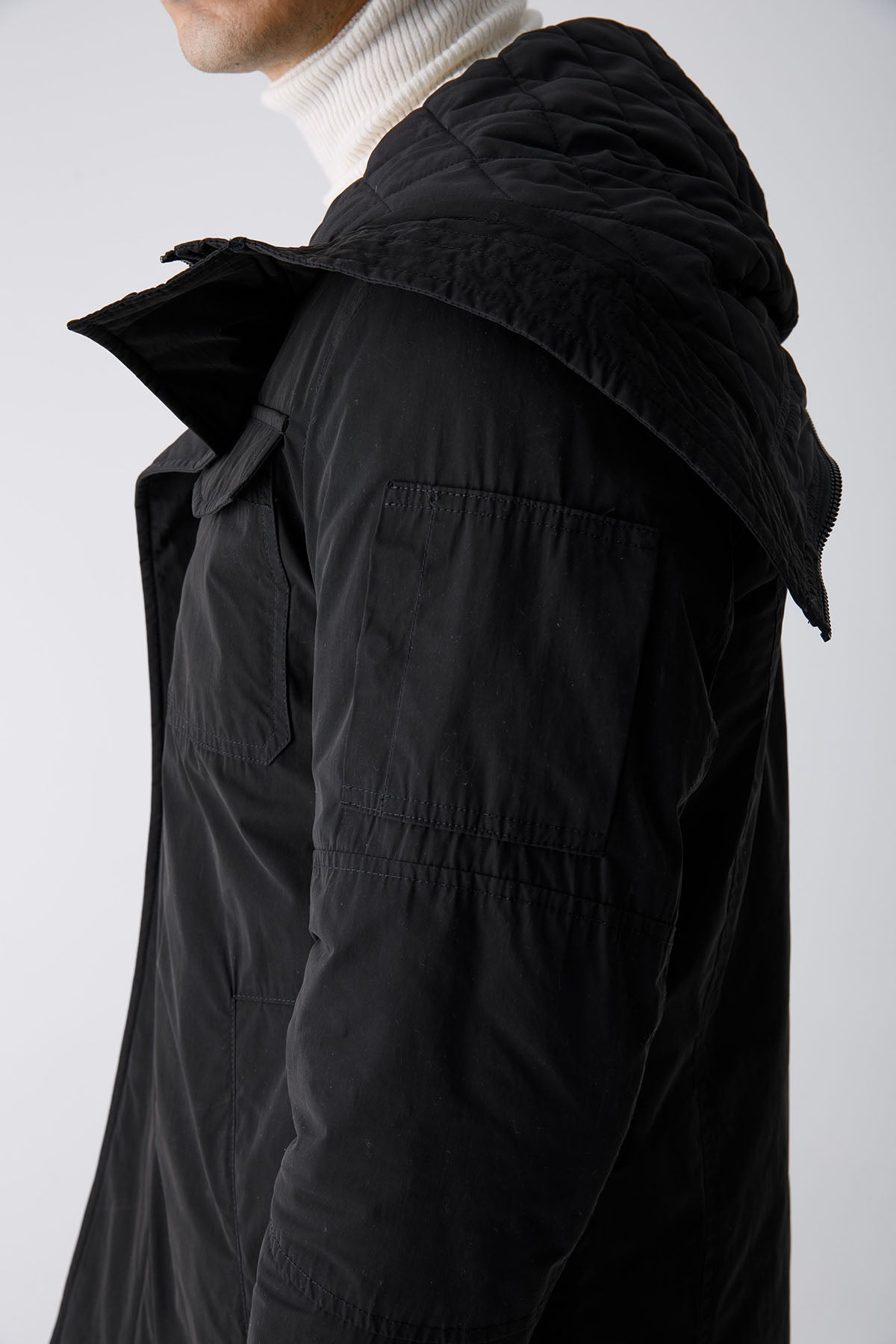 Dondup Cep Detaylı Kapüşonlu Kaban-Libas Trendy Fashion Store