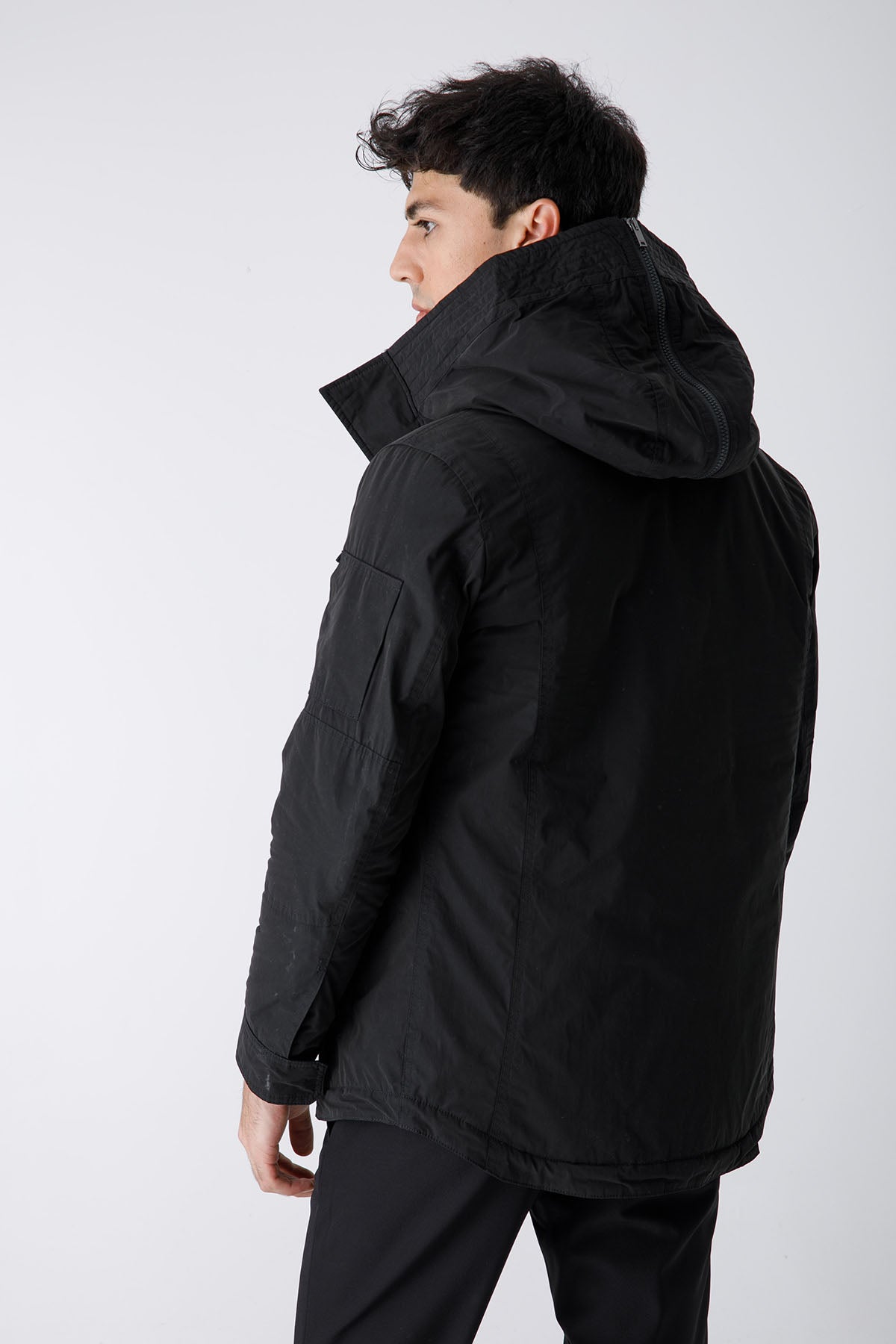 Dondup Cep Detaylı Kapüşonlu Kaban-Libas Trendy Fashion Store