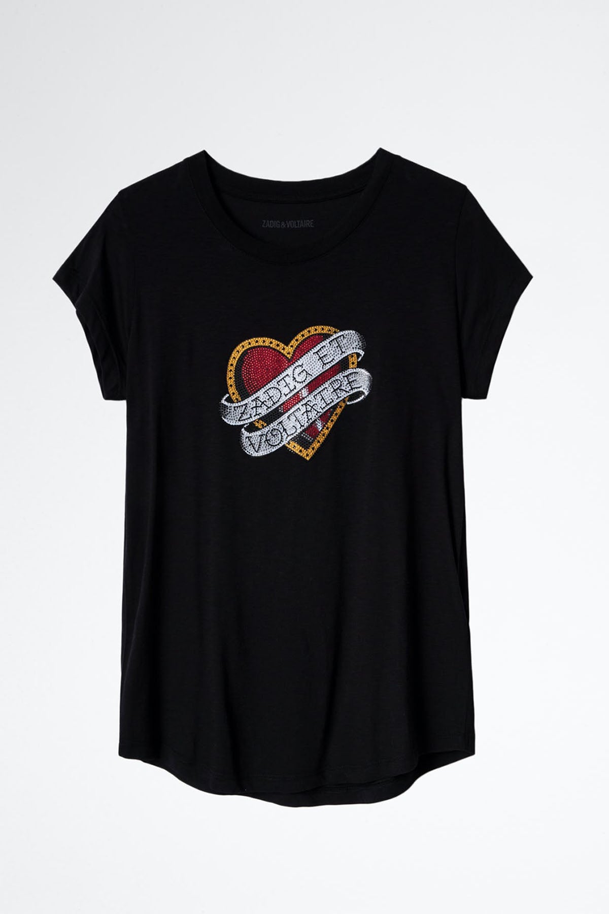 Zadig & Voltaire Taş Aksesuarlı T-shirt-Libas Trendy Fashion Store