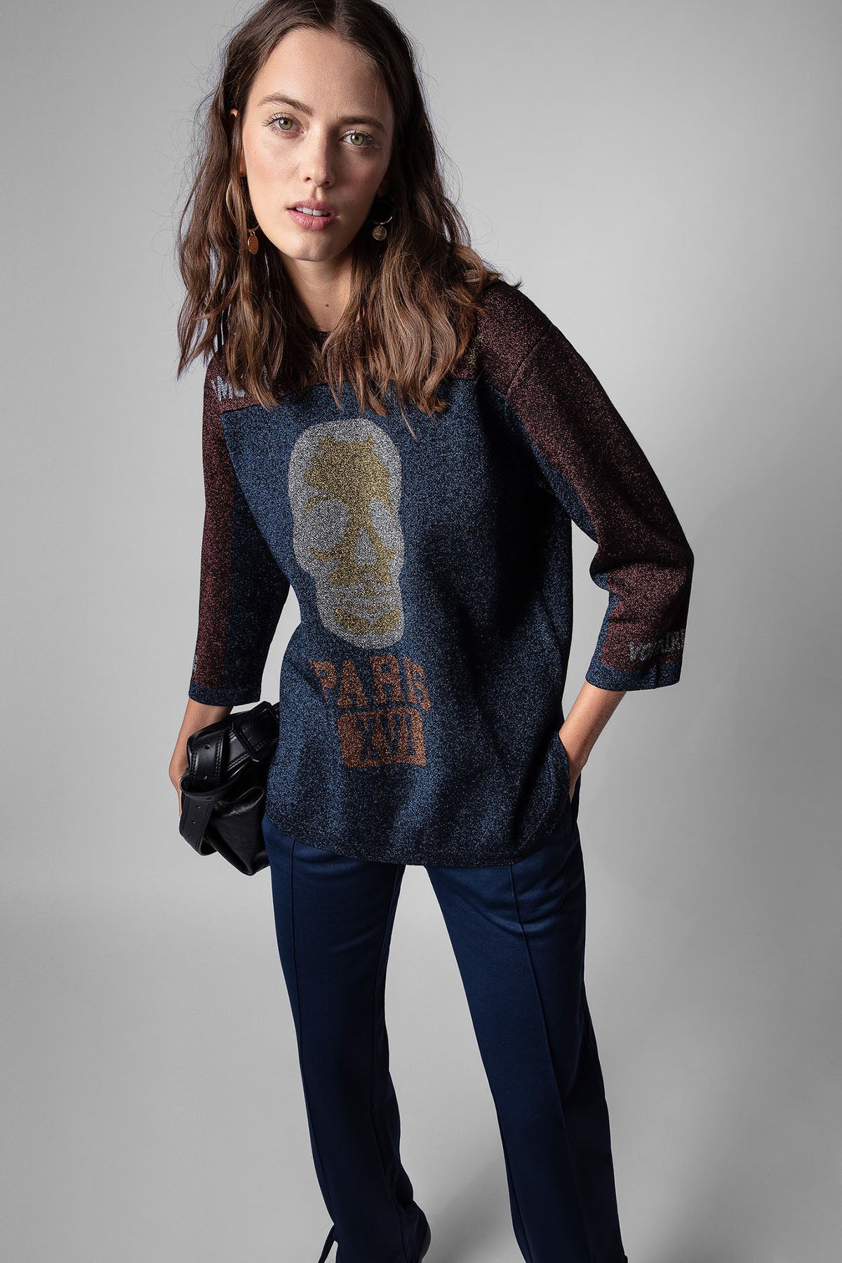 Zadig & Voltaire Lurex Sweatshirt-Libas Trendy Fashion Store