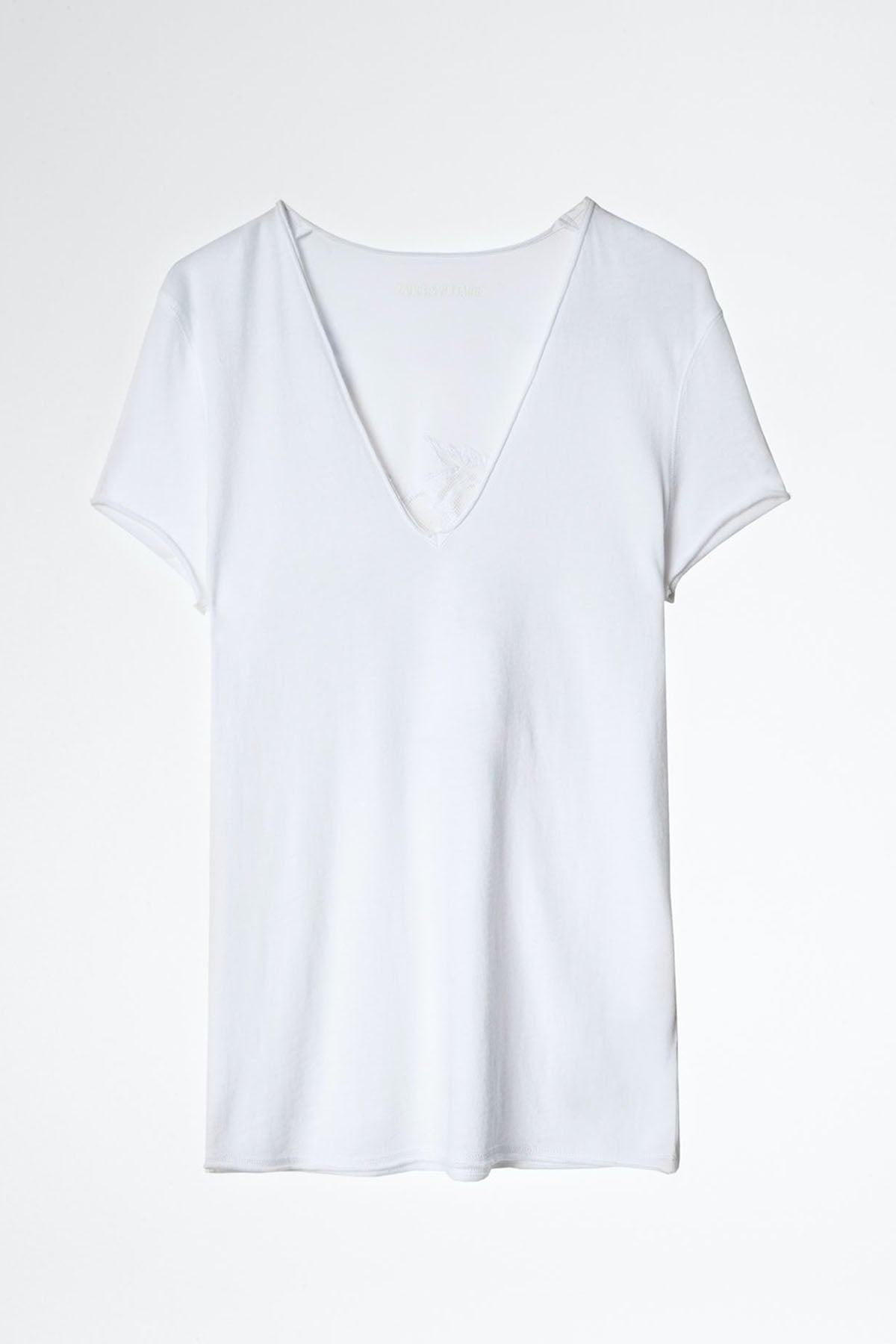 Zadig & Voltaire Sırtta Nakış Ve File Detaylı T-shirt-Libas Trendy Fashion Store