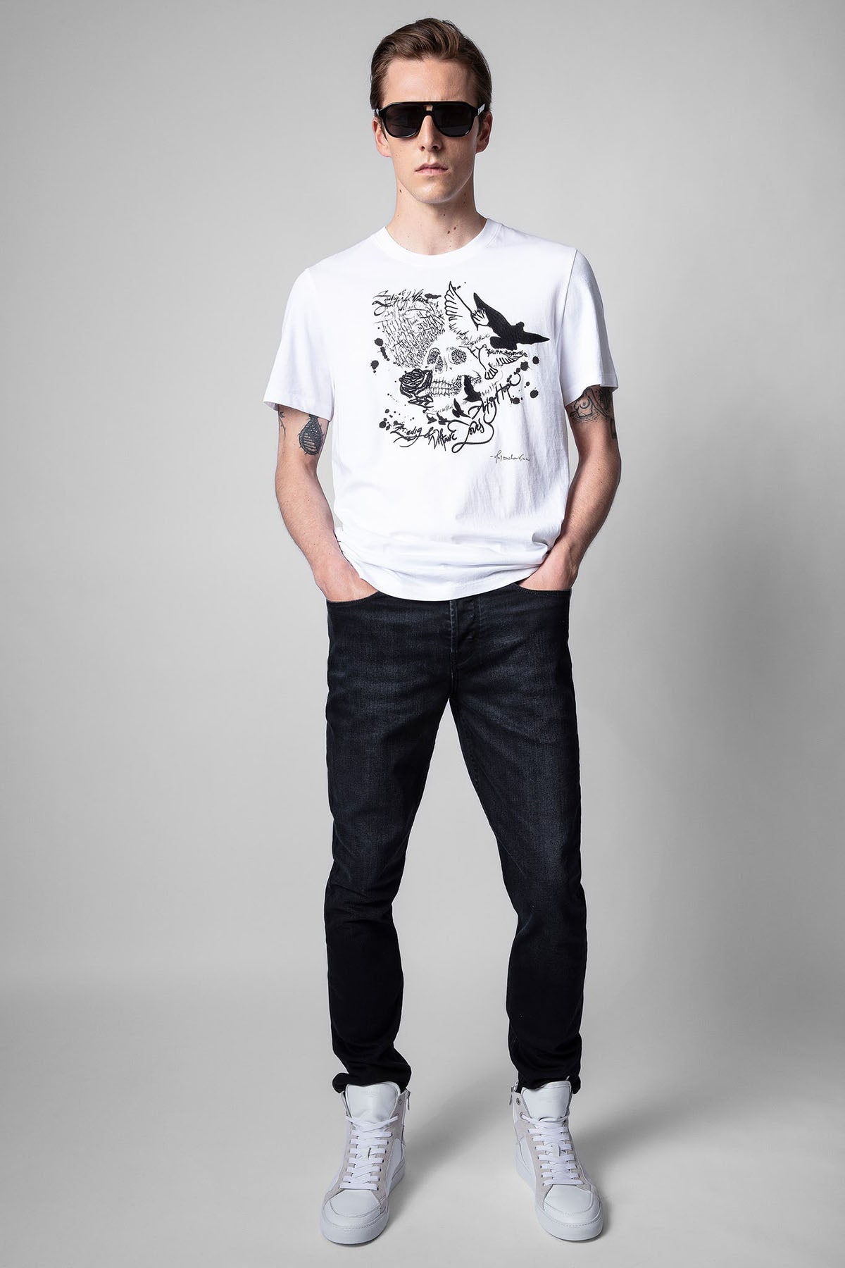 Zadig & Voltaire Nakış Ve Baskılı T-shirt