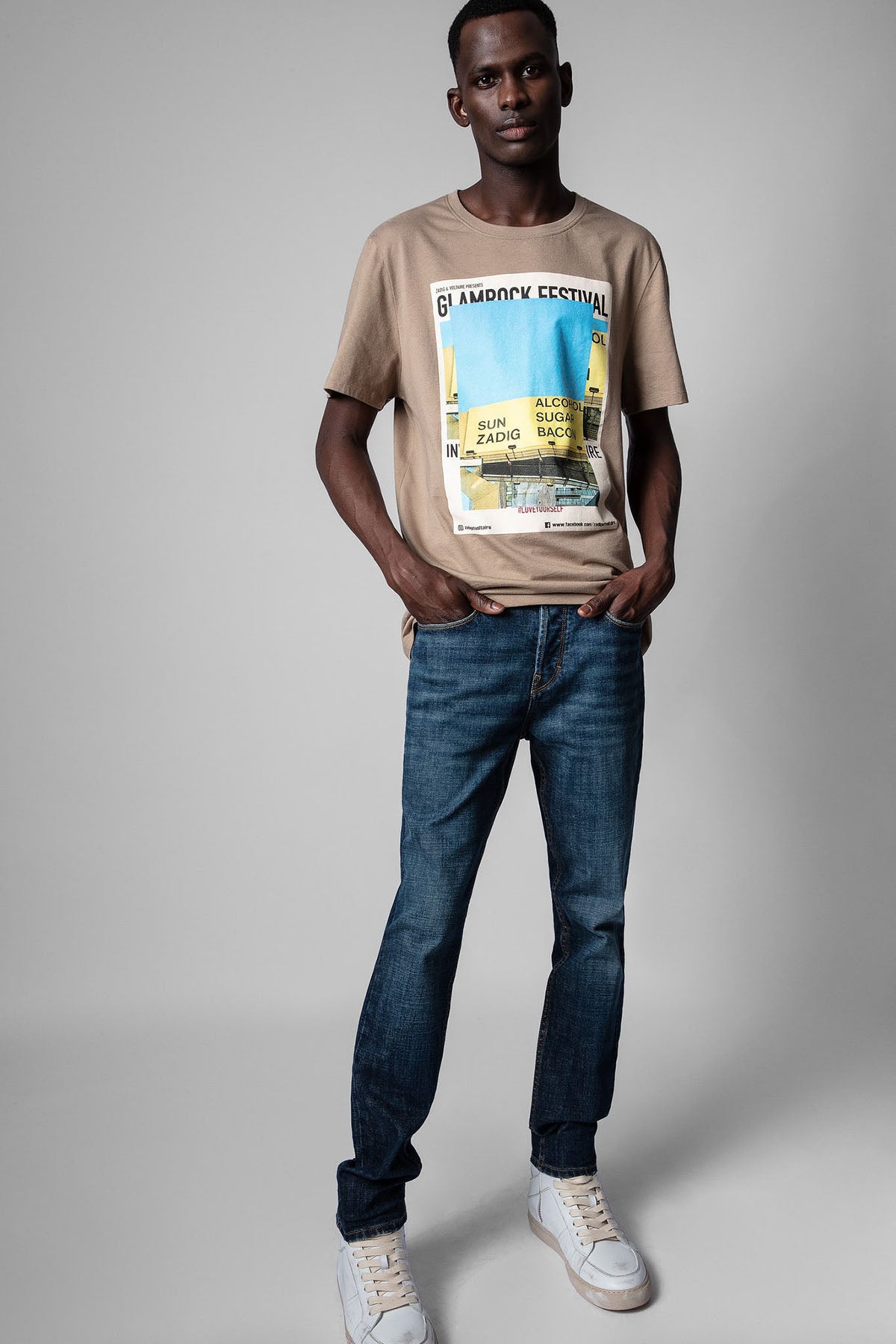 Zadig & Voltaire Glamrock Festival T-shirt-Libas Trendy Fashion Store