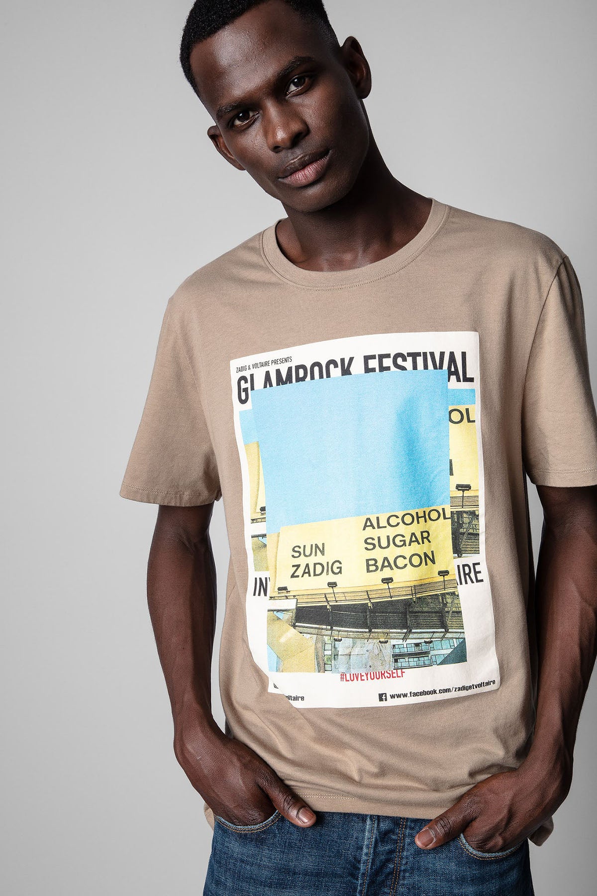 Zadig & Voltaire Glamrock Festival T-shirt-Libas Trendy Fashion Store