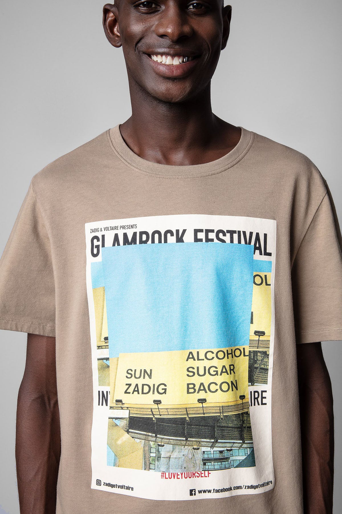 Zadig & Voltaire Glamrock Festival T-shirt-Libas Trendy Fashion Store