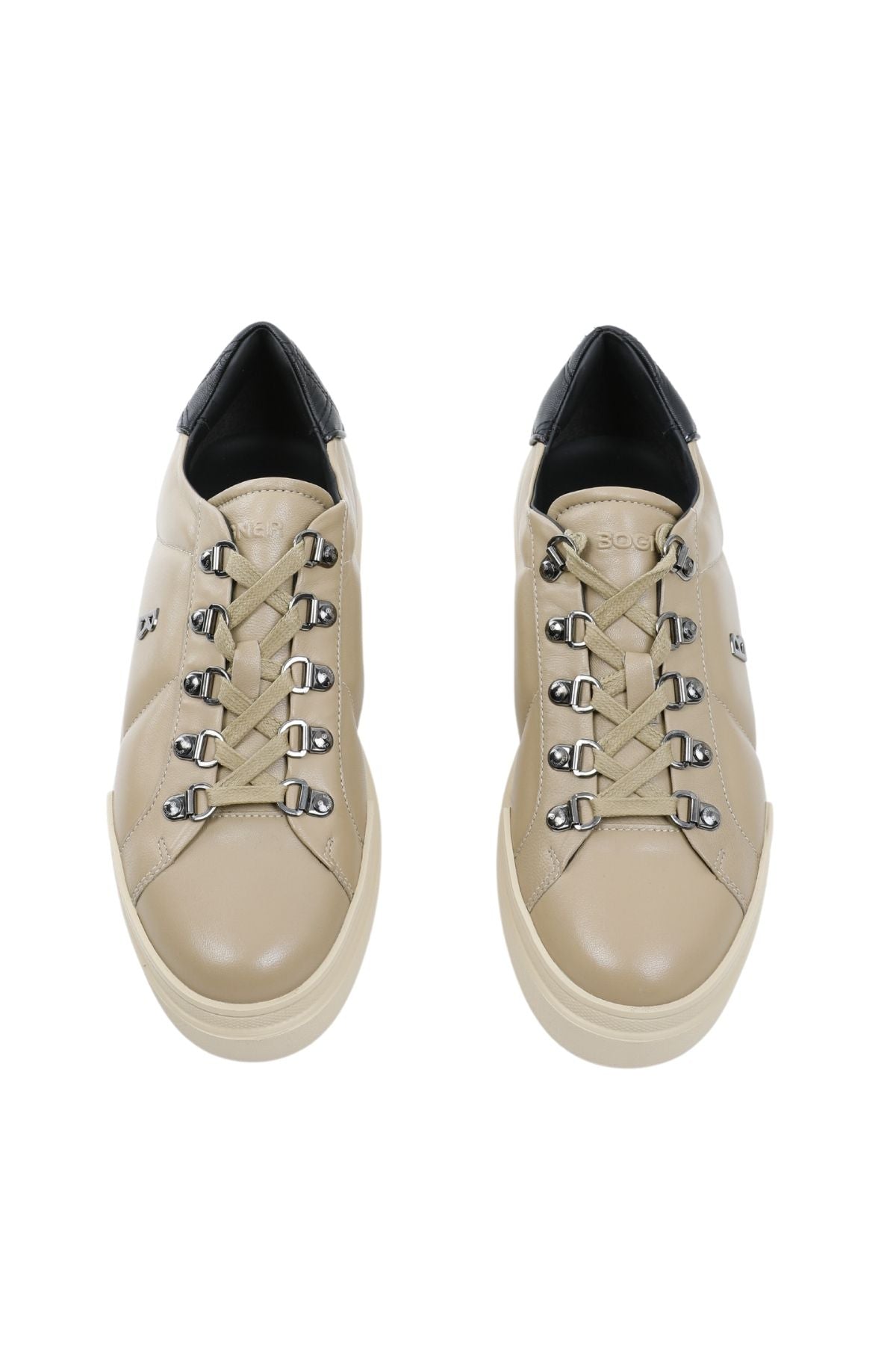 Bogner Hollywood Kapitone Deri Sneaker Ayakkabı-Libas Trendy Fashion Store