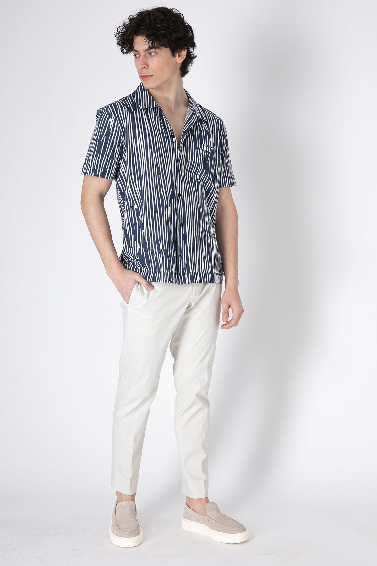 Pantaloni Torino Epsilon Yandan Cepli Streç Pantolon-Libas Trendy Fashion Store