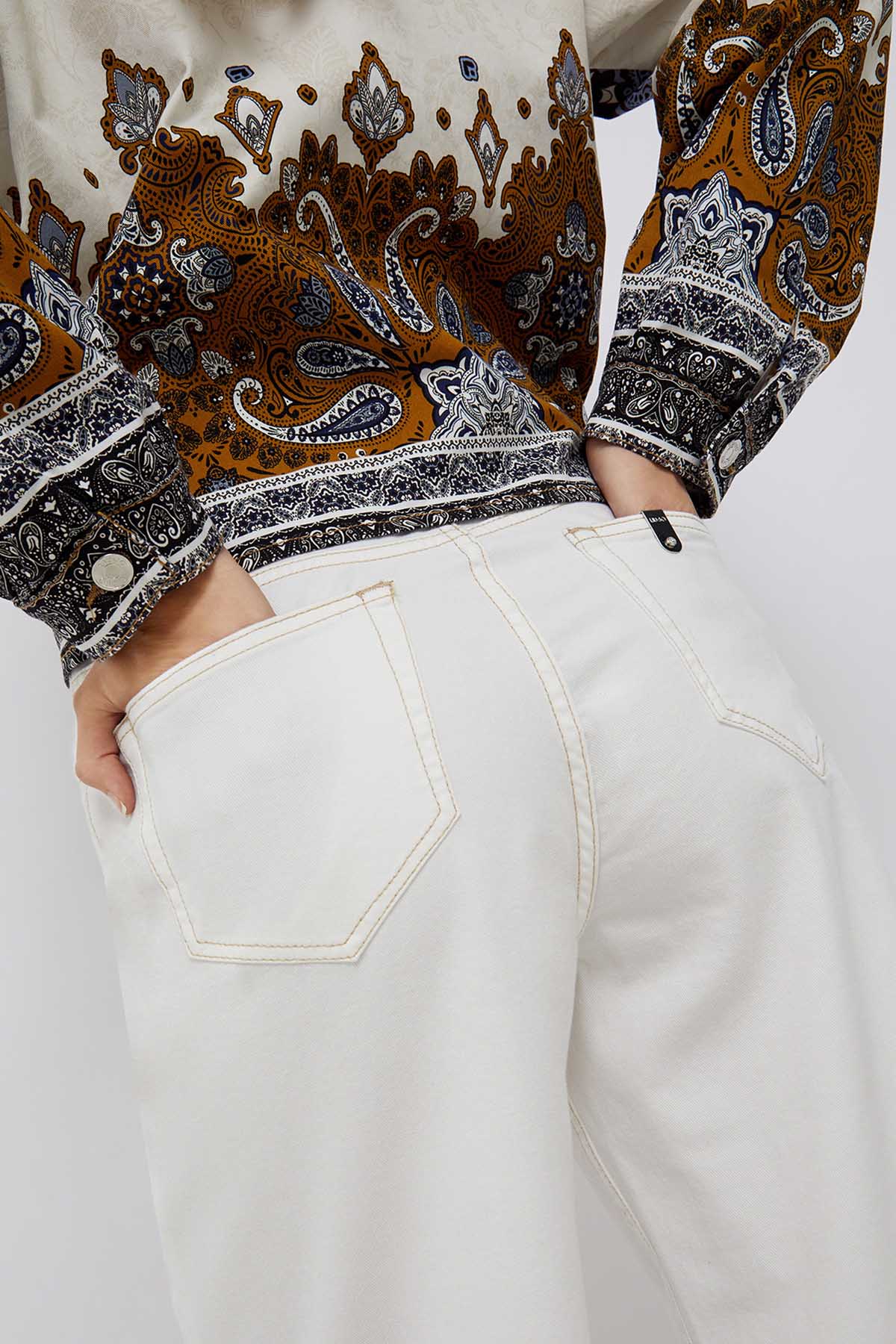 Liu Jo Yüksek Bel Boyfriend Jeans-Libas Trendy Fashion Store