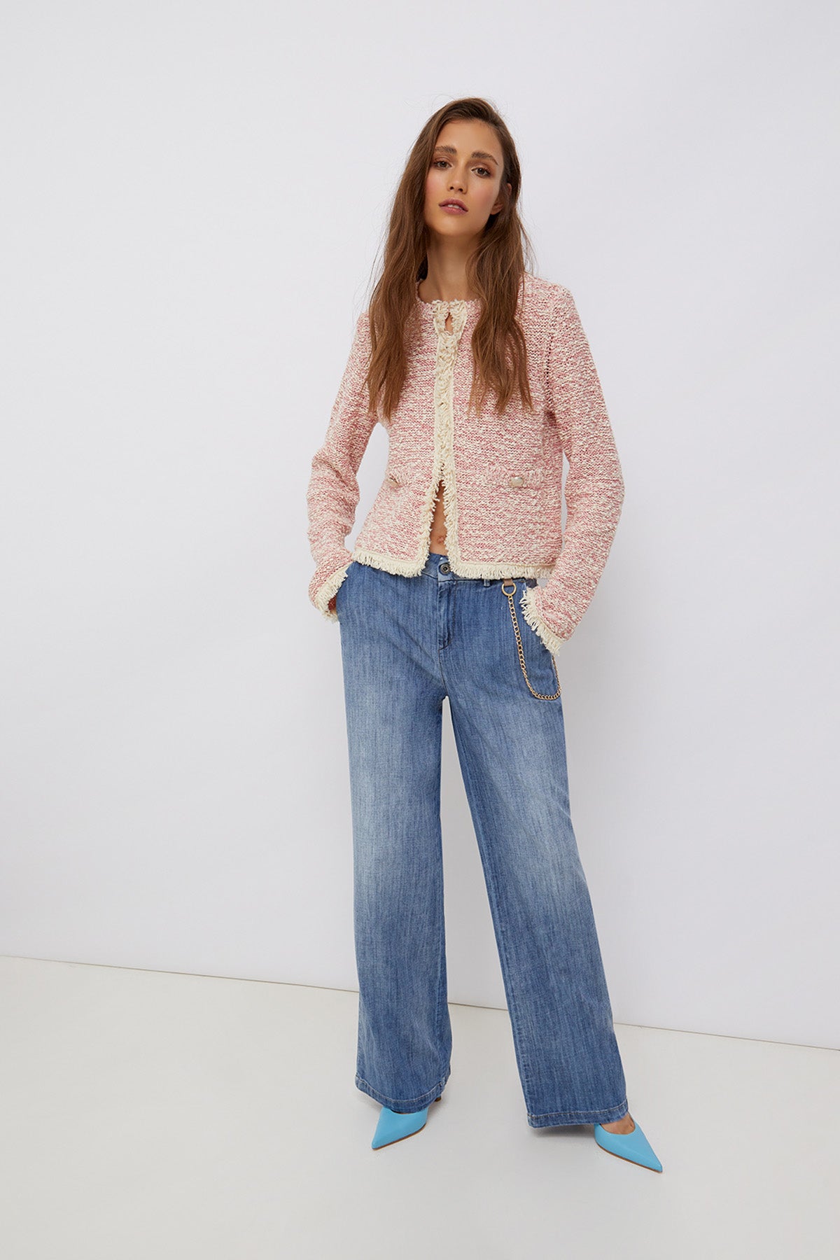 Liu Jo Fermuarlı Tüvit Ceket-Libas Trendy Fashion Store