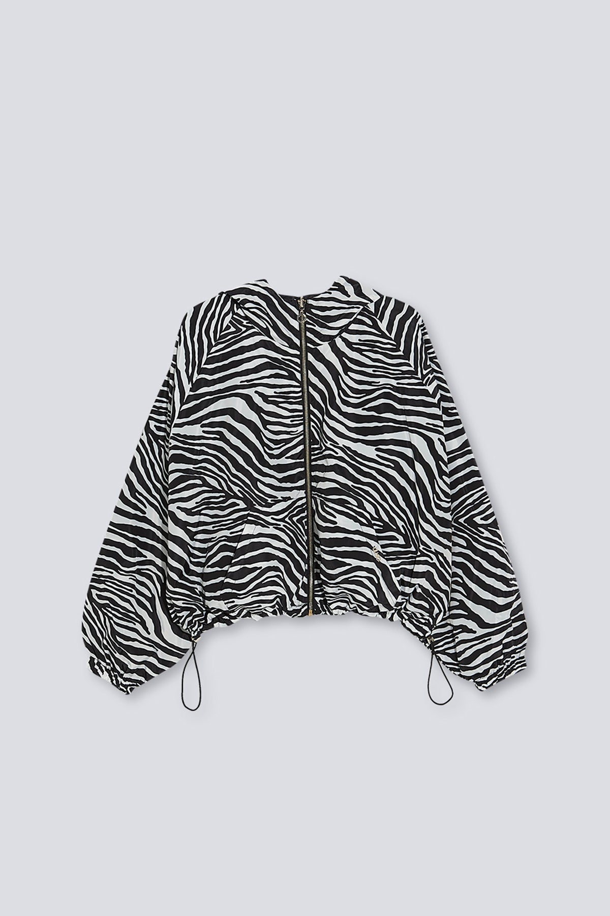 Liu Jo Kapüşonlu Geniş Kesim Desenli Çift Taraflı Ceket-Libas Trendy Fashion Store