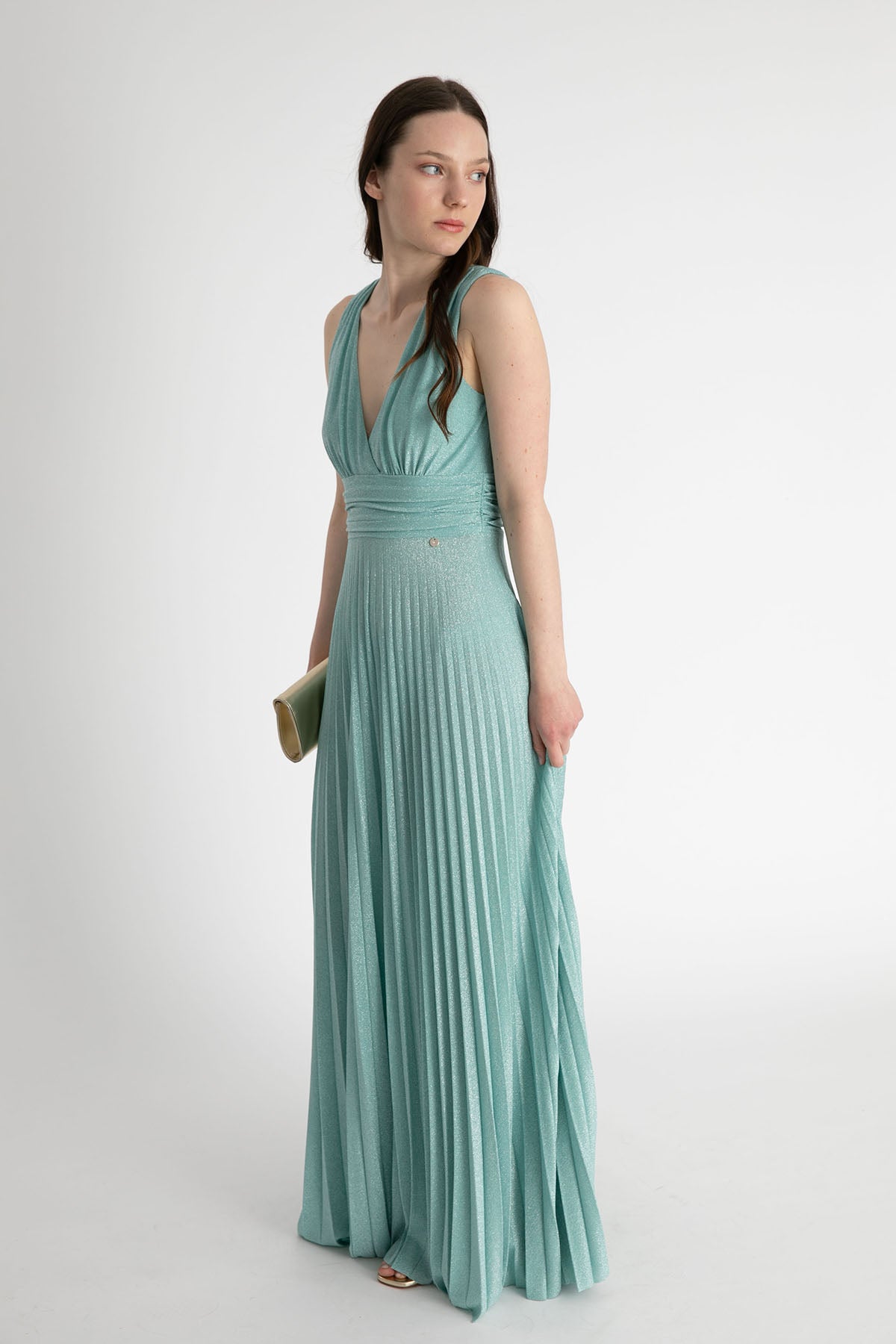 Liu Jo Piliseli Maxi Abiye Elbise-Libas Trendy Fashion Store