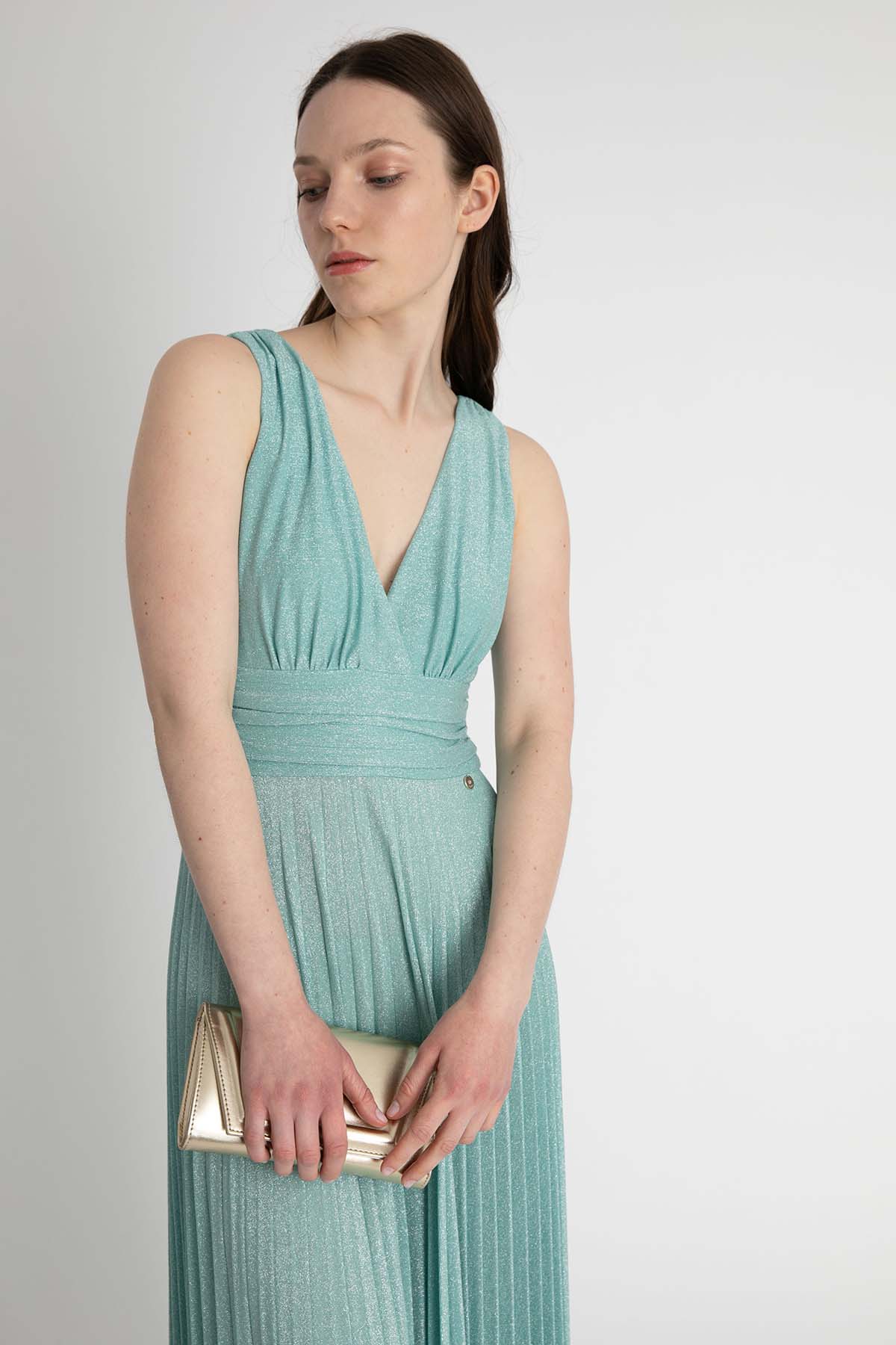 Liu Jo Piliseli Maxi Abiye Elbise-Libas Trendy Fashion Store