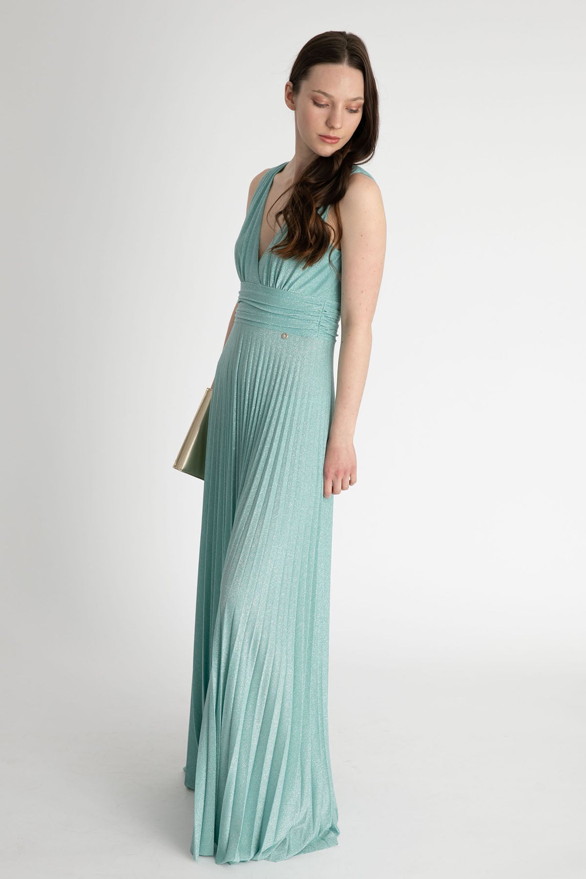 Liu Jo Piliseli Maxi Abiye Elbise-Libas Trendy Fashion Store