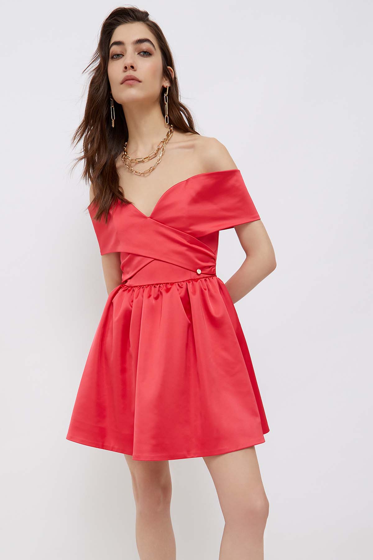 Liu Jo Mini Straplez Elbise-Libas Trendy Fashion Store