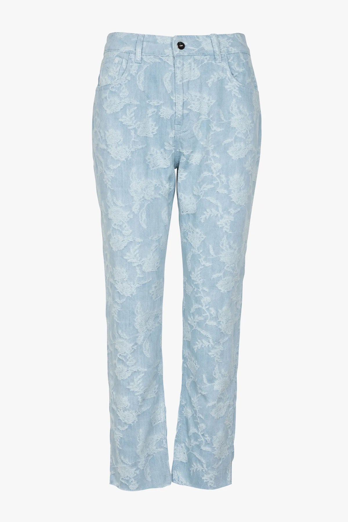 Liu Jo Yüksek Bel Nakış Detaylı Jeans-Libas Trendy Fashion Store