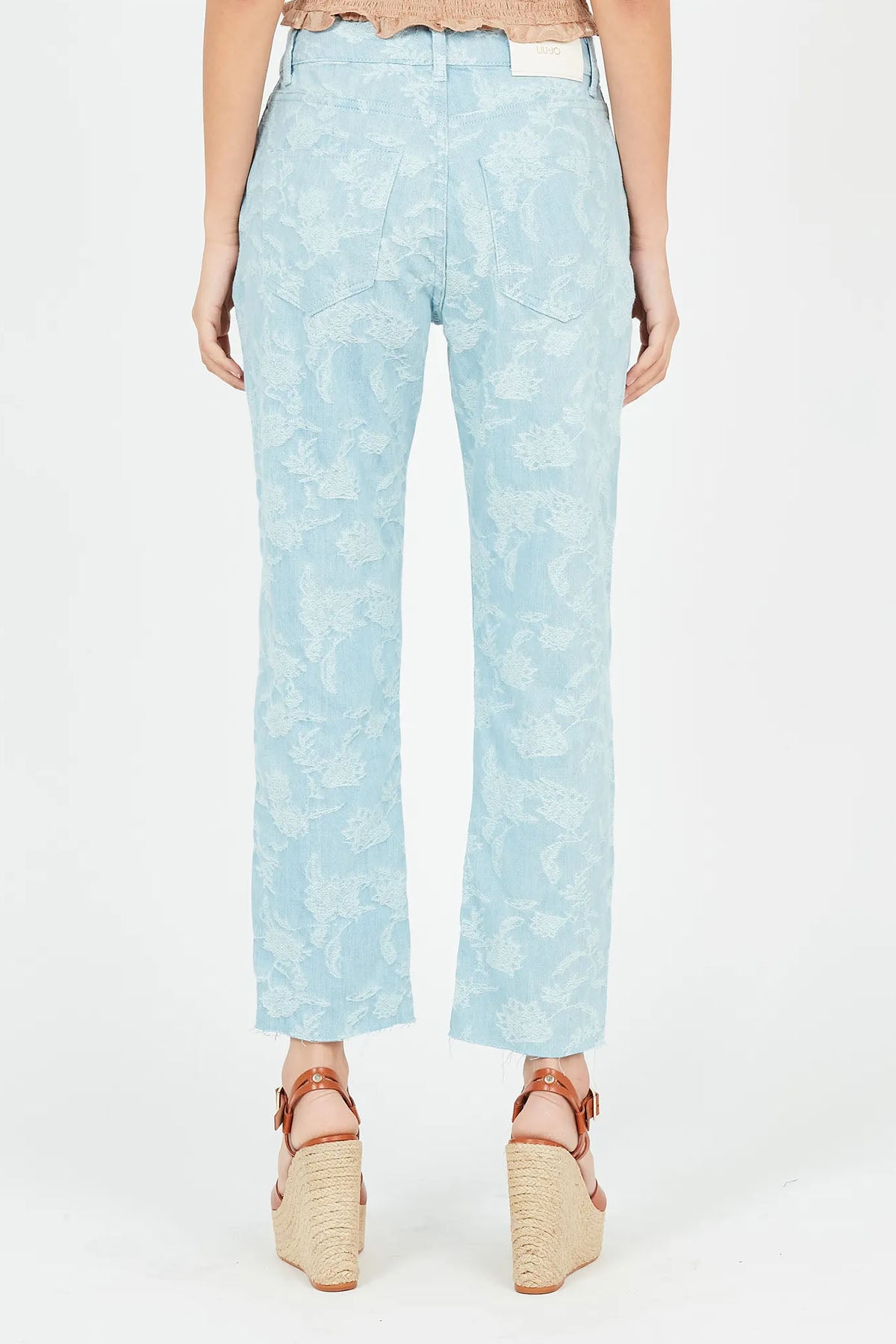 Liu Jo Yüksek Bel Nakış Detaylı Jeans-Libas Trendy Fashion Store