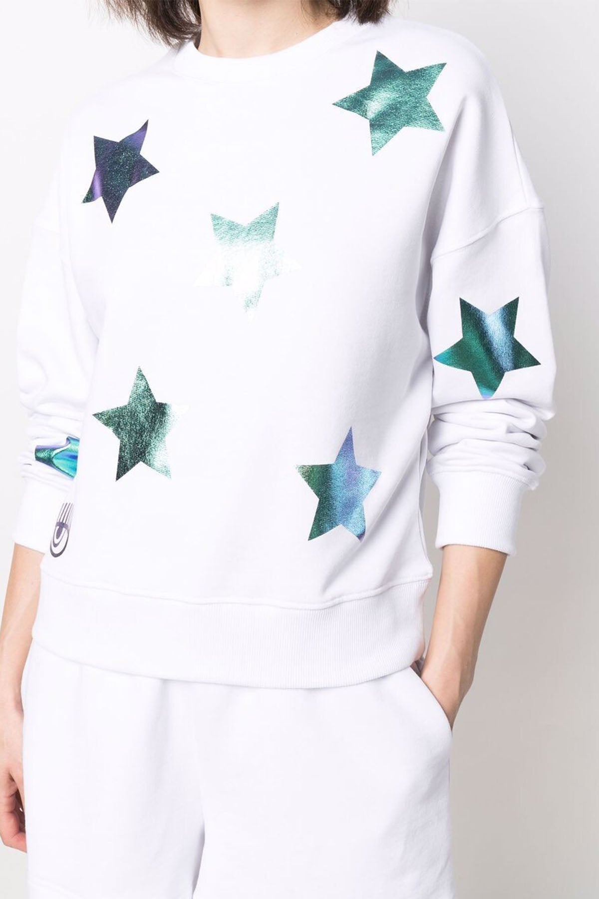 Chiara Ferragni Geniş Kesim Yıldız Logolu Sweatshirt-Libas Trendy Fashion Store