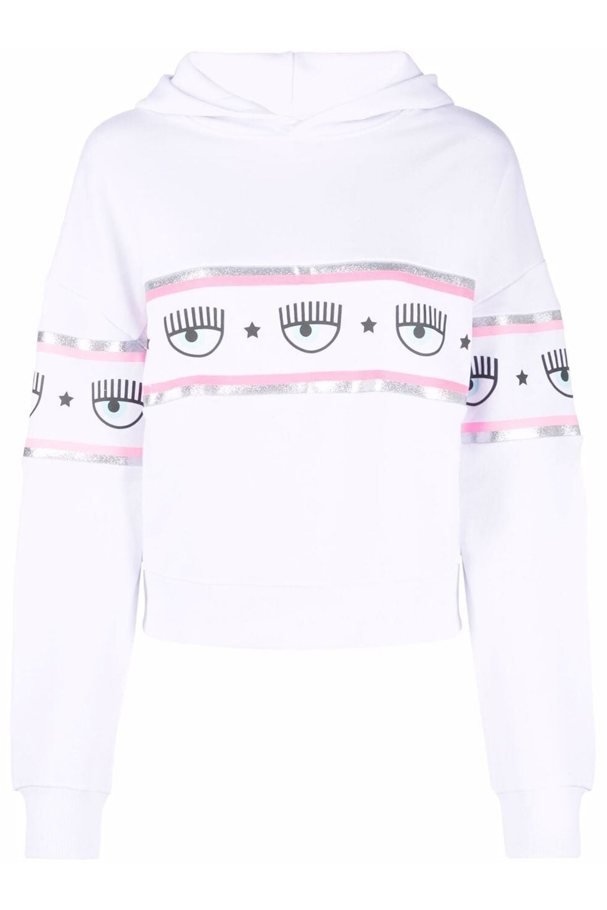 Chiara Ferragni Göz Logolu Kapüşonlu Sweatshirt-Libas Trendy Fashion Store