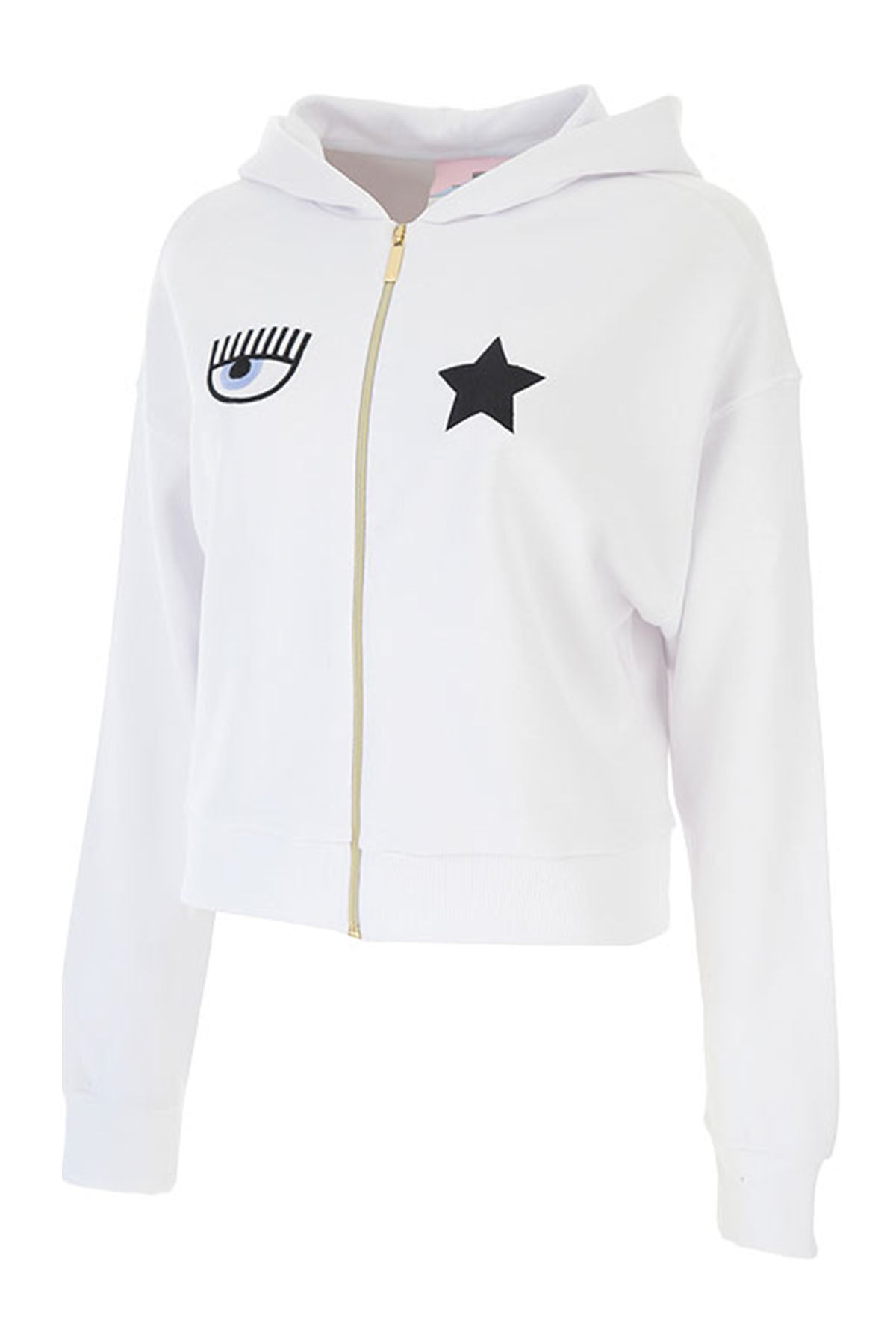 Chiara Ferragni Göz Logolu Fermuarlı Sweatshirt Ceket-Libas Trendy Fashion Store