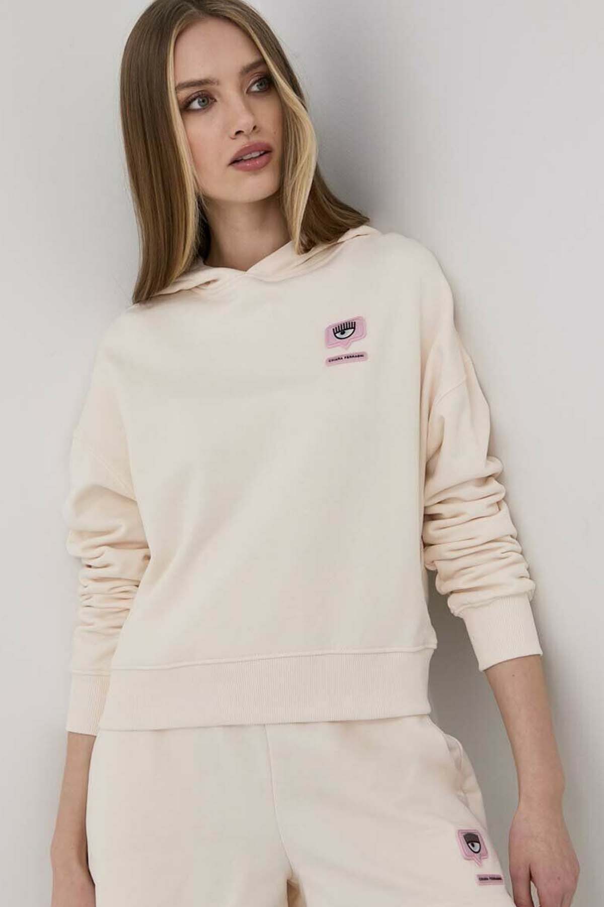 Chiara Ferragni Logolu Kapüşonlu Sweatshirt-Libas Trendy Fashion Store