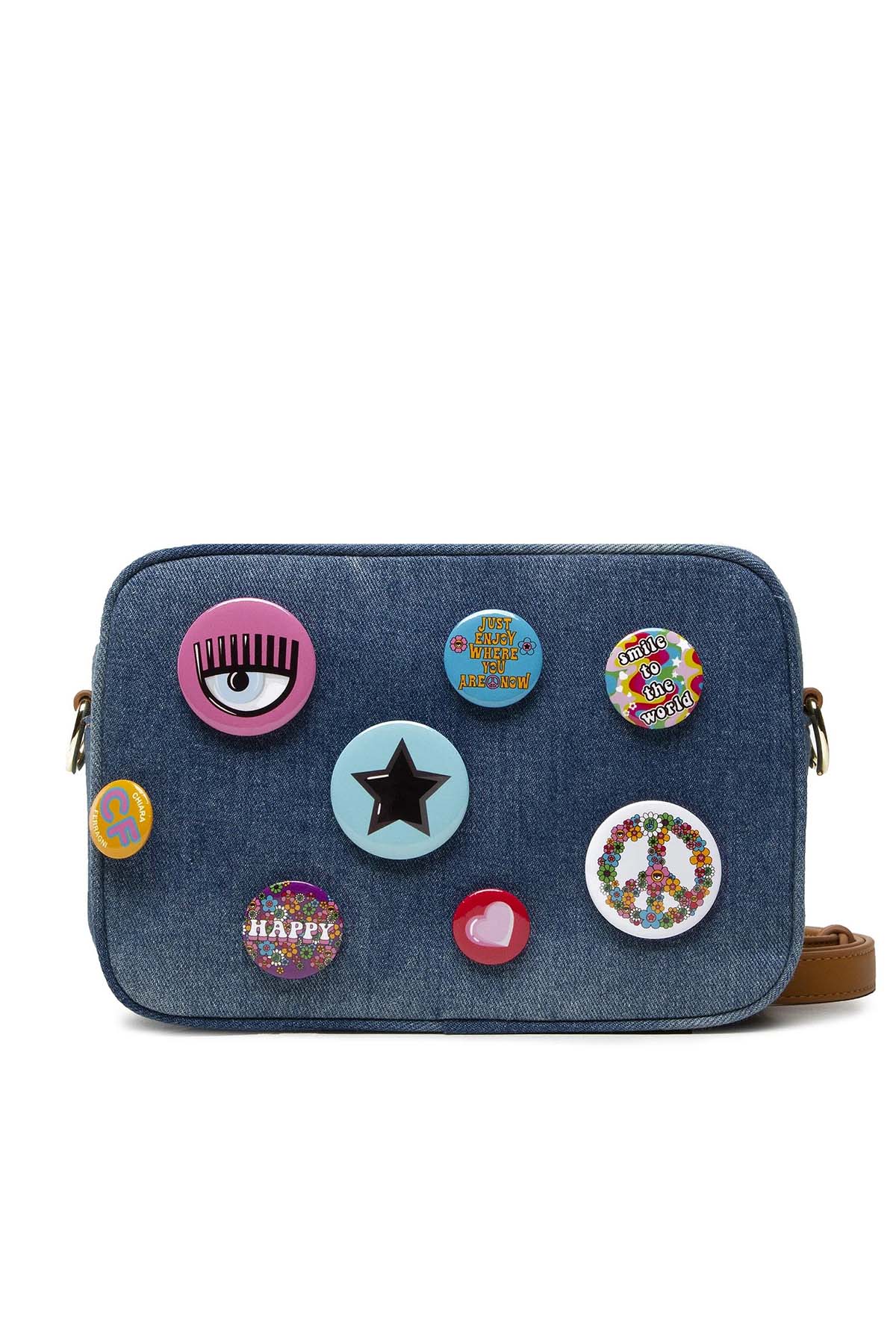 Chiara Ferragni Omuz Askılı Denim Çanta-Libas Trendy Fashion Store