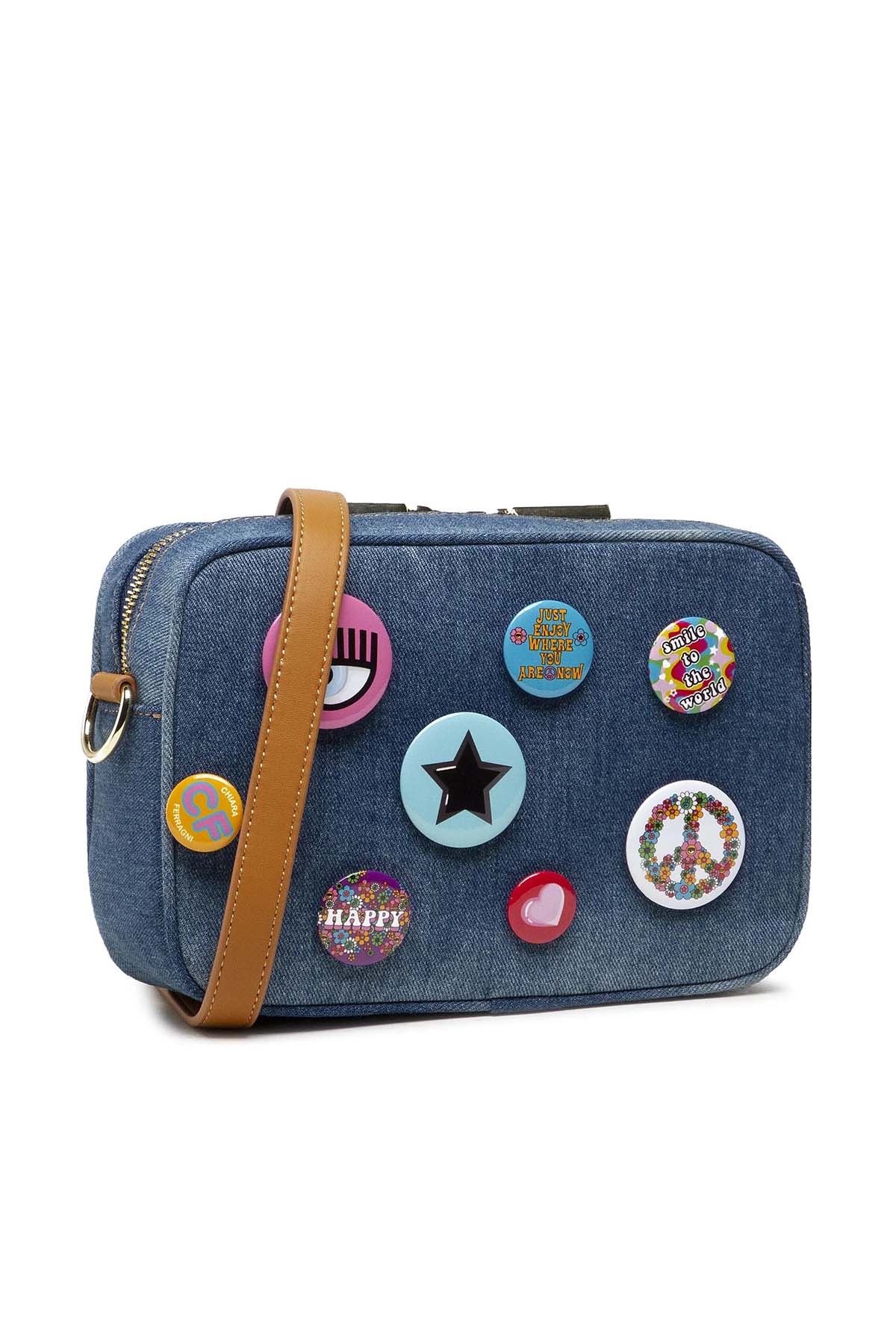 Chiara Ferragni Omuz Askılı Denim Çanta-Libas Trendy Fashion Store