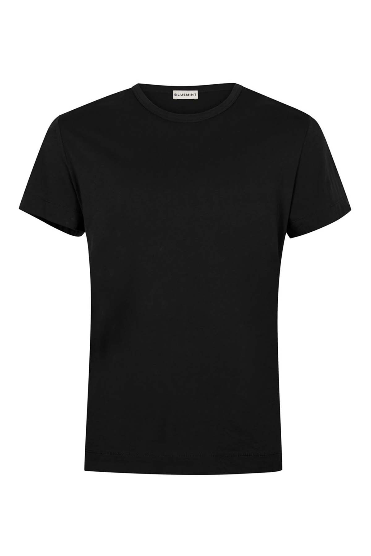 Bluemint Ricci Yuvarlak Yaka Pima Cotton T-shirt-Libas Trendy Fashion Store