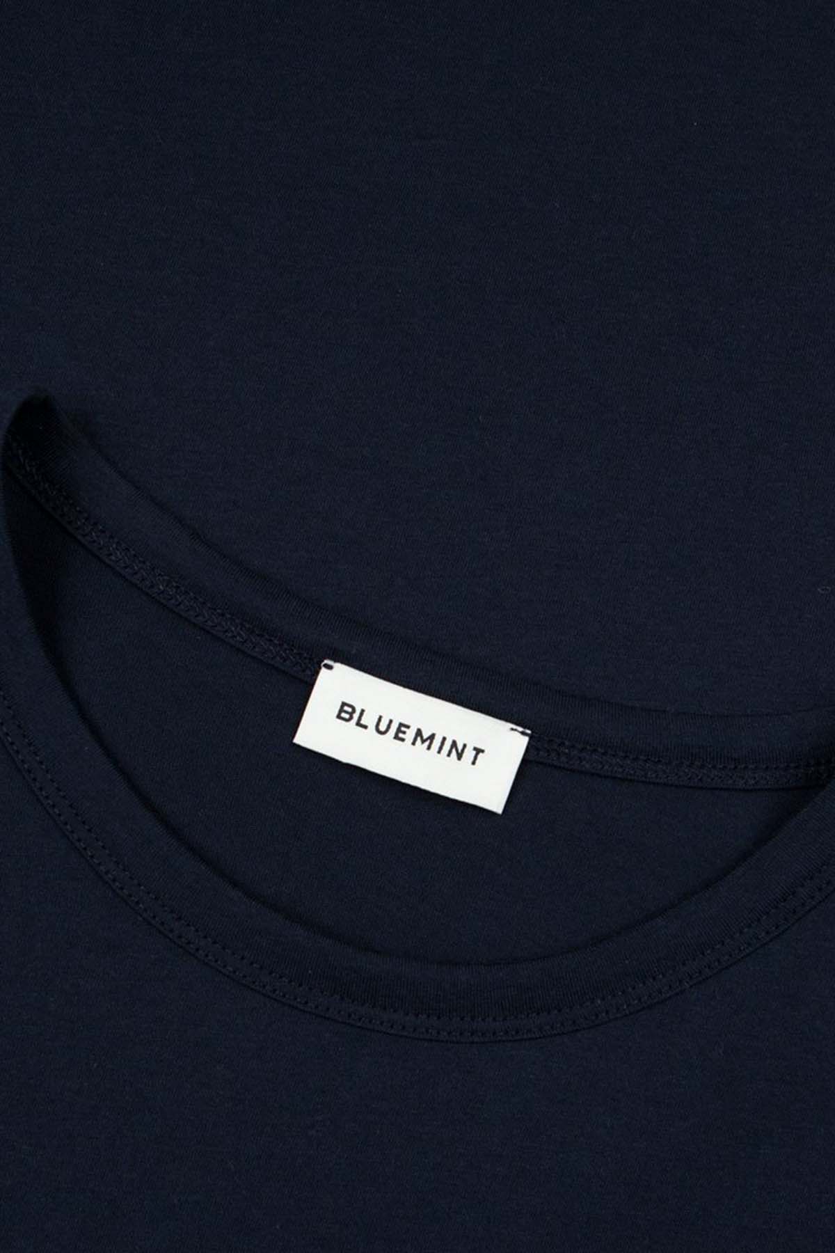 Bluemint Ricci Yuvarlak Yaka Pima Cotton T-shirt-Libas Trendy Fashion Store