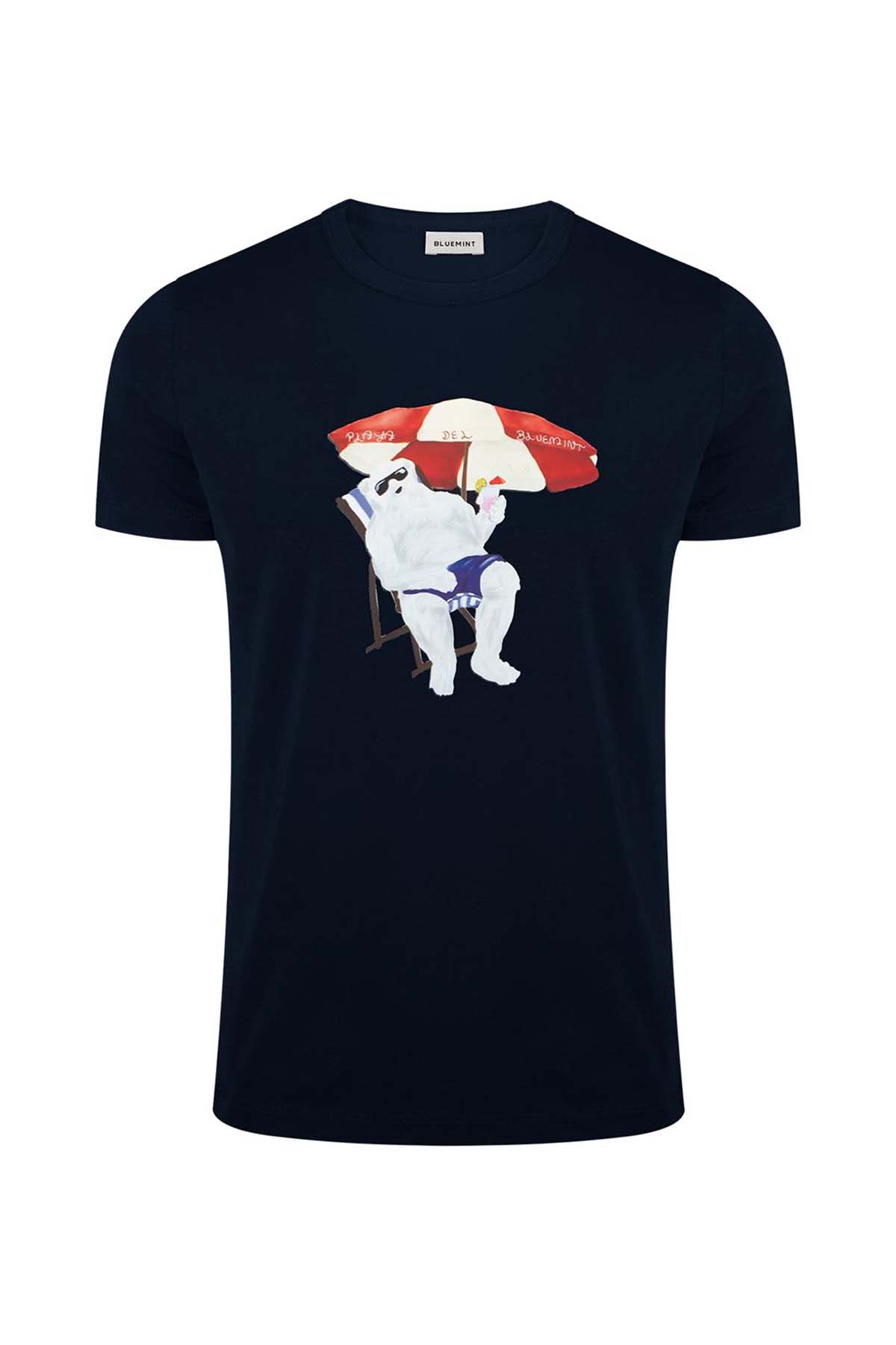 Bluemint Ricci Riva Bear Logolu T-shirt-Libas Trendy Fashion Store