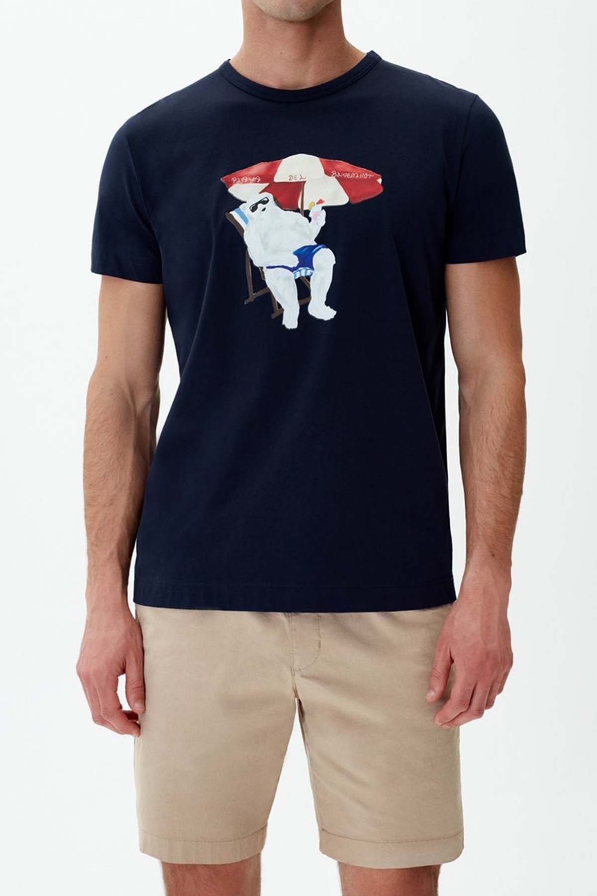 Bluemint Ricci Riva Bear Logolu T-shirt-Libas Trendy Fashion Store