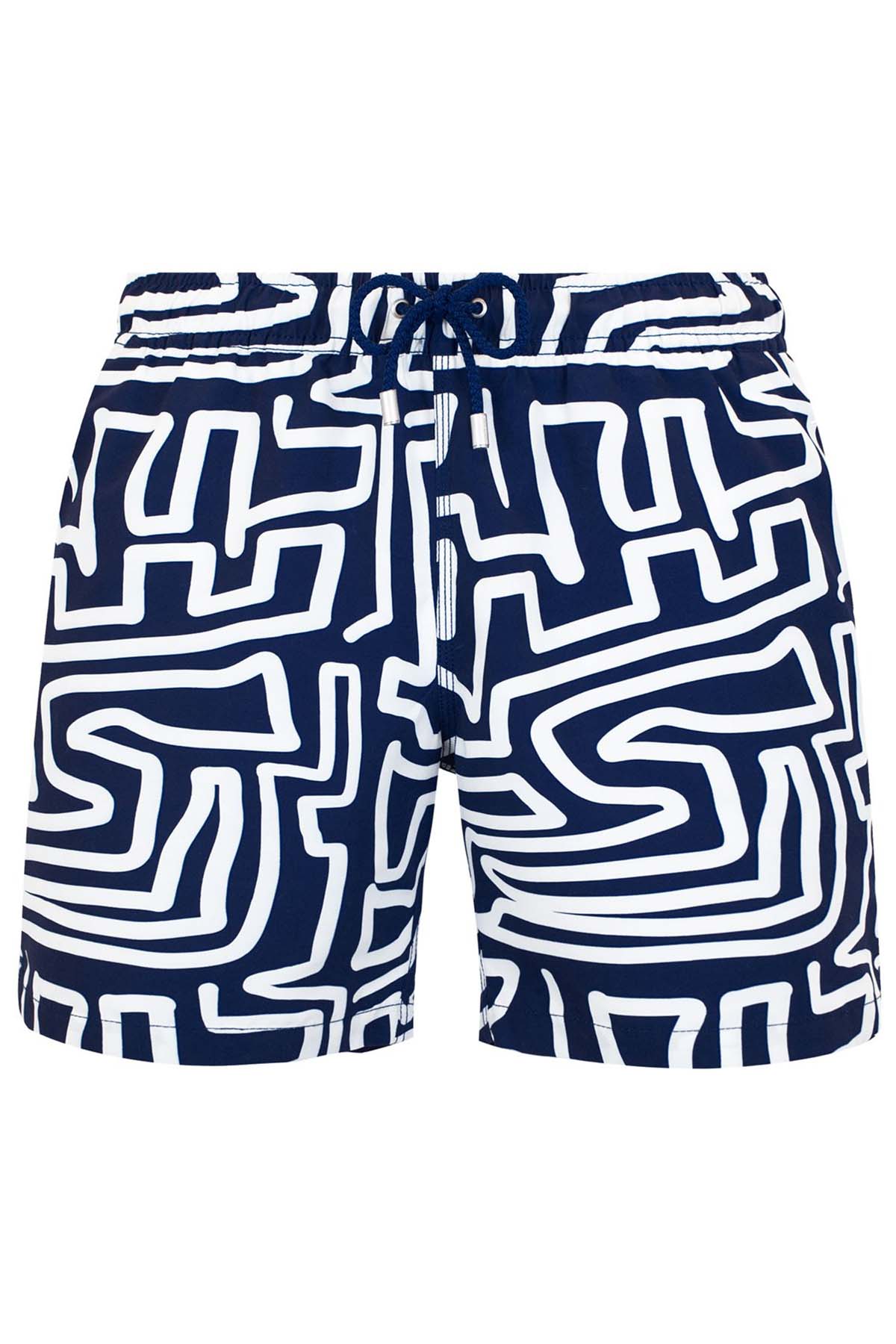 Bluemint Arthus Navy Maze Şort Mayo-Libas Trendy Fashion Store