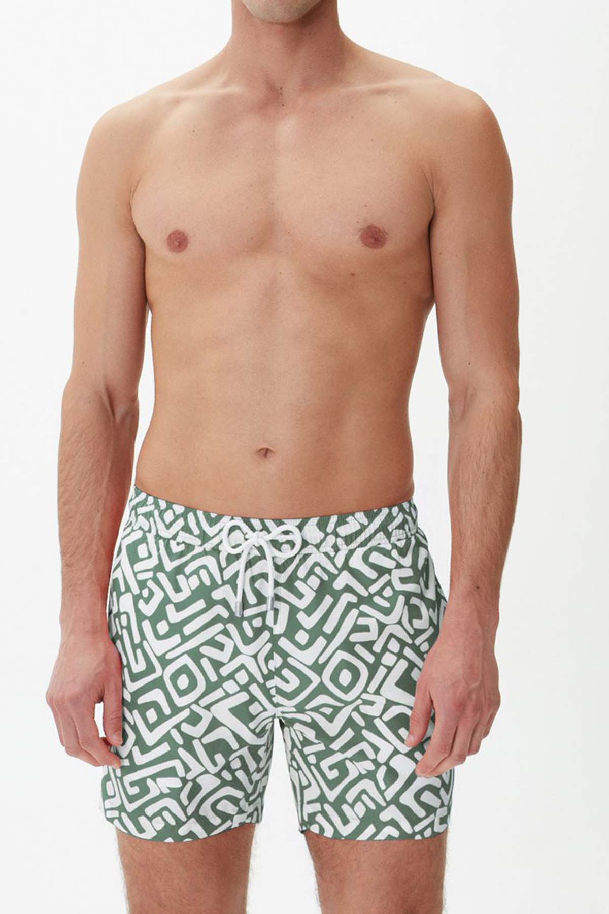 Bluemint Logan Grey Stone Şort Mayo-Libas Trendy Fashion Store