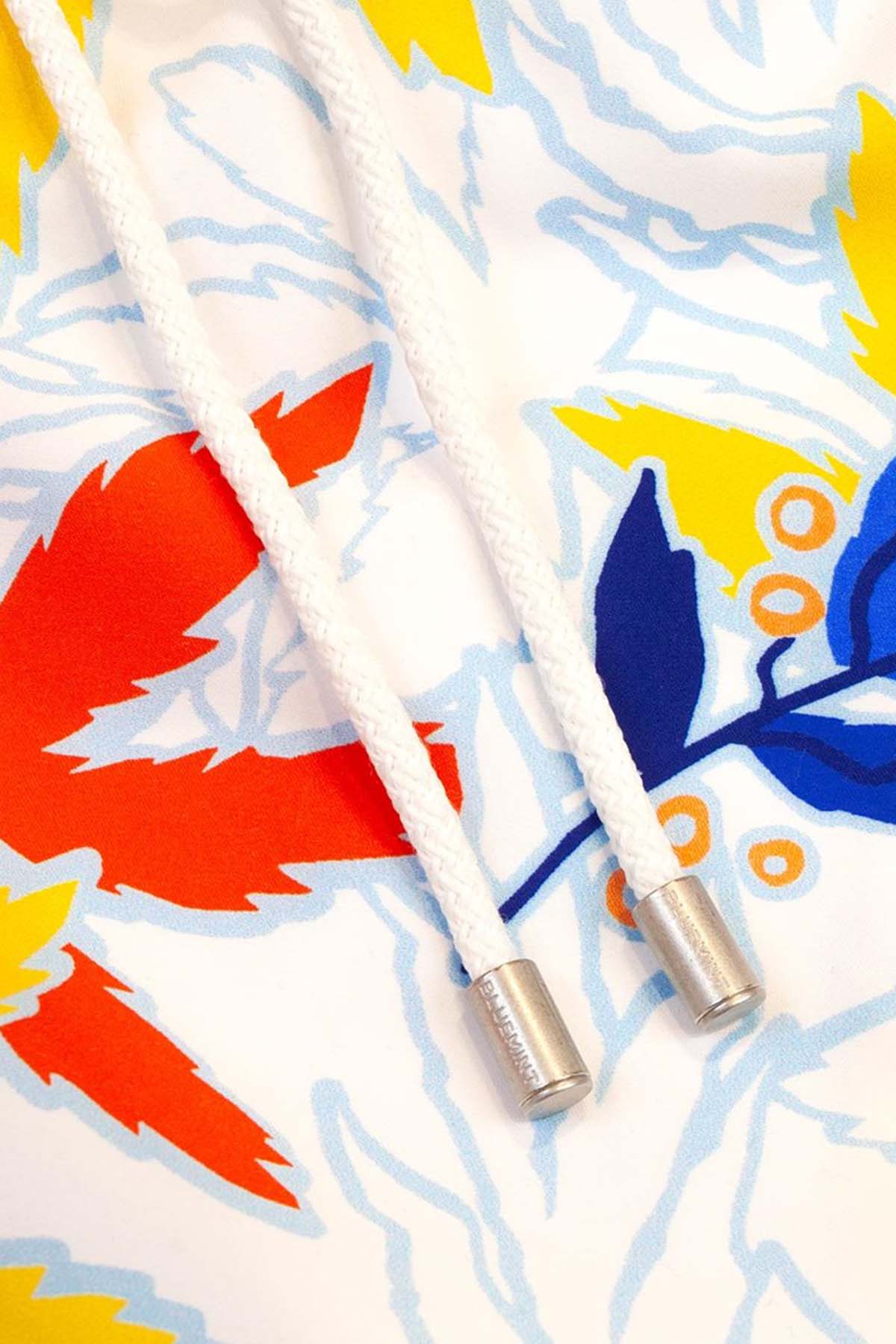 Bluemint Kids 8-12 Yaş Erkek Çocuk Arthus Coconut Leaves Şort Mayo-Libas Trendy Fashion Store