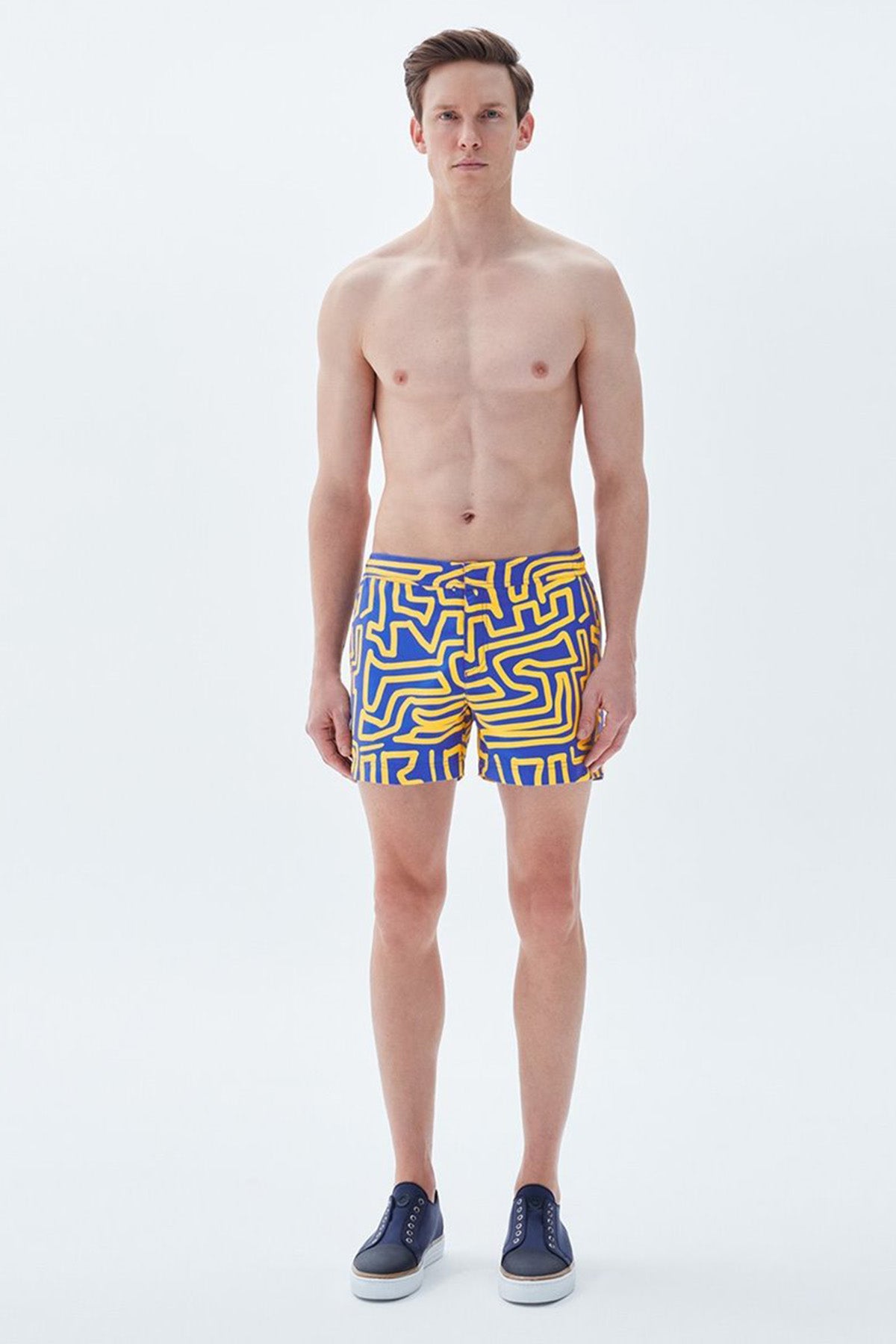Bluemint Andy Blue Maze Şort Mayo-Libas Trendy Fashion Store