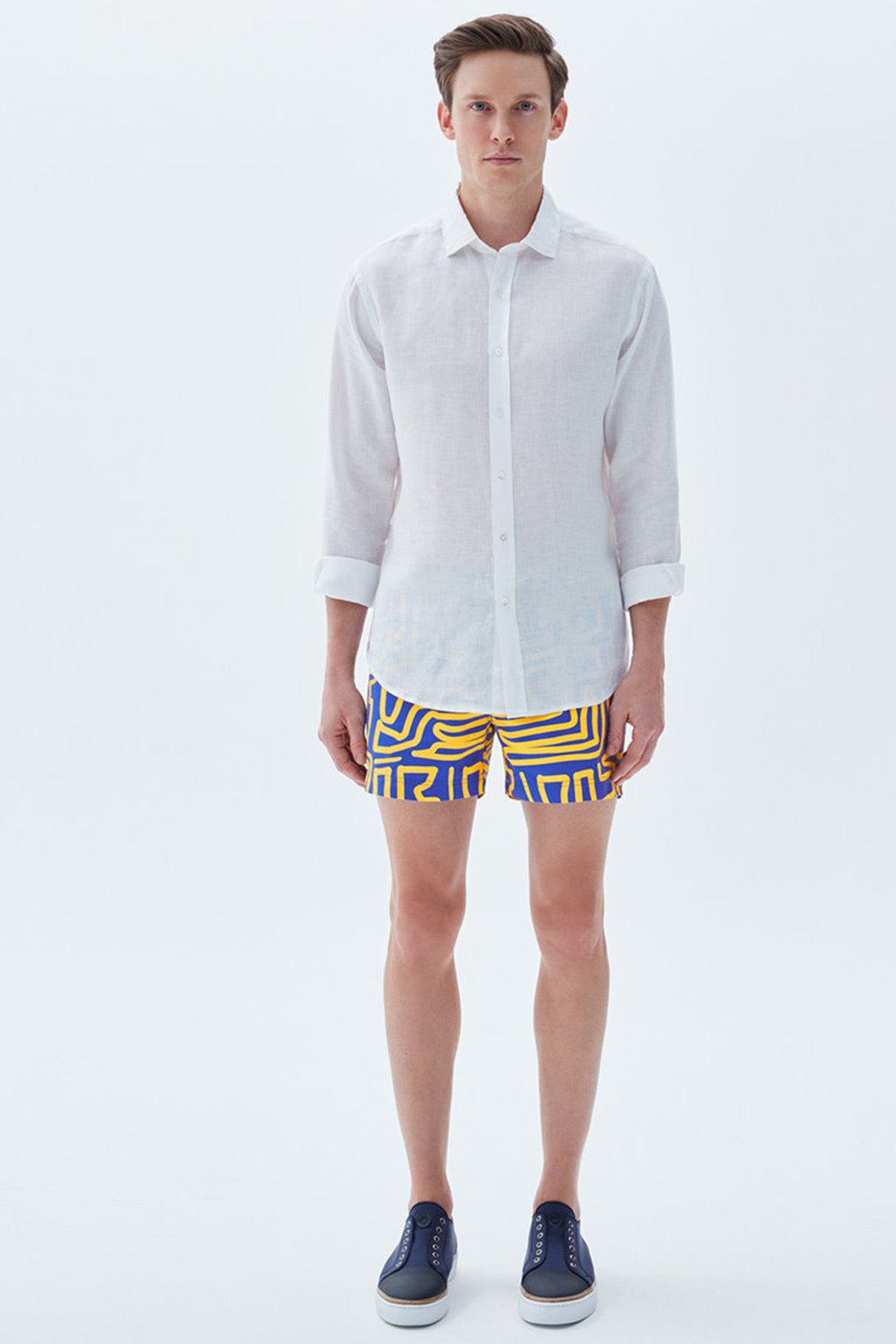 Bluemint Andy Blue Maze Şort Mayo-Libas Trendy Fashion Store