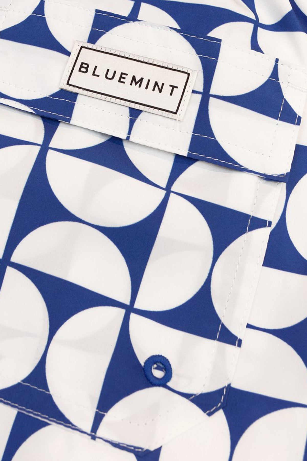 Bluemint Logan Blue Face Şort Mayo-Libas Trendy Fashion Store