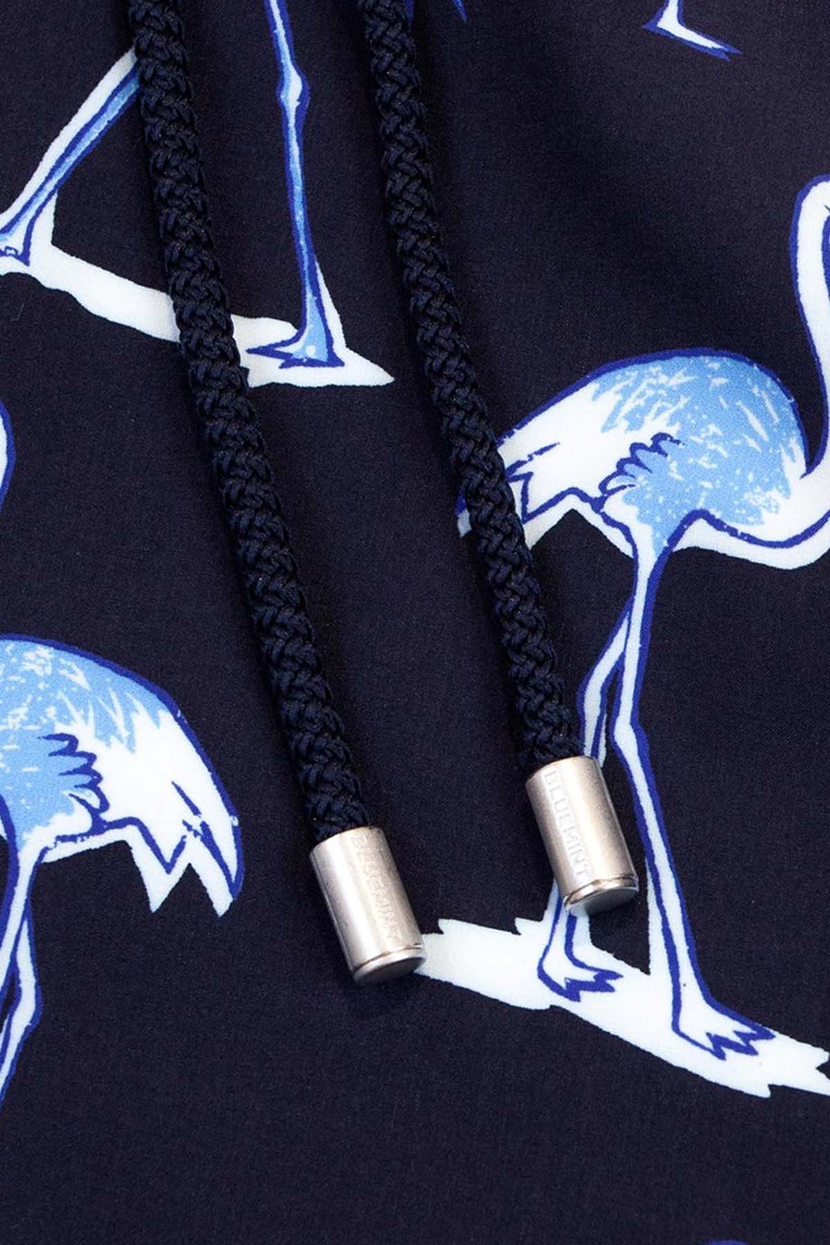 Bluemint Kids 2-6 Yaş Erkek Çocuk Arthus Stretch Marine Flamingo Şort Mayo-Libas Trendy Fashion Store