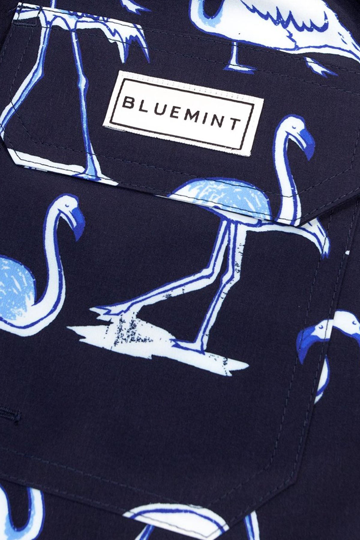 Bluemint Kids 2-6 Yaş Erkek Çocuk Arthus Stretch Marine Flamingo Şort Mayo-Libas Trendy Fashion Store