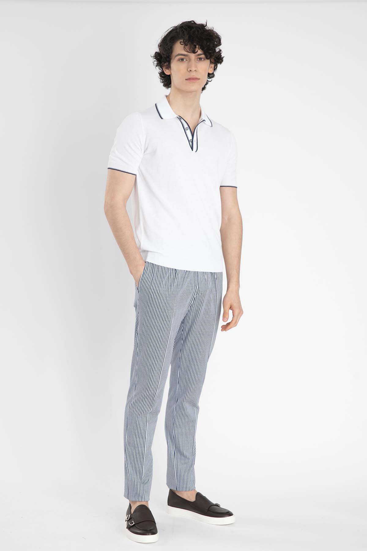 Gran Sasso Polo Yaka T-Shirt-Libas Trendy Fashion Store