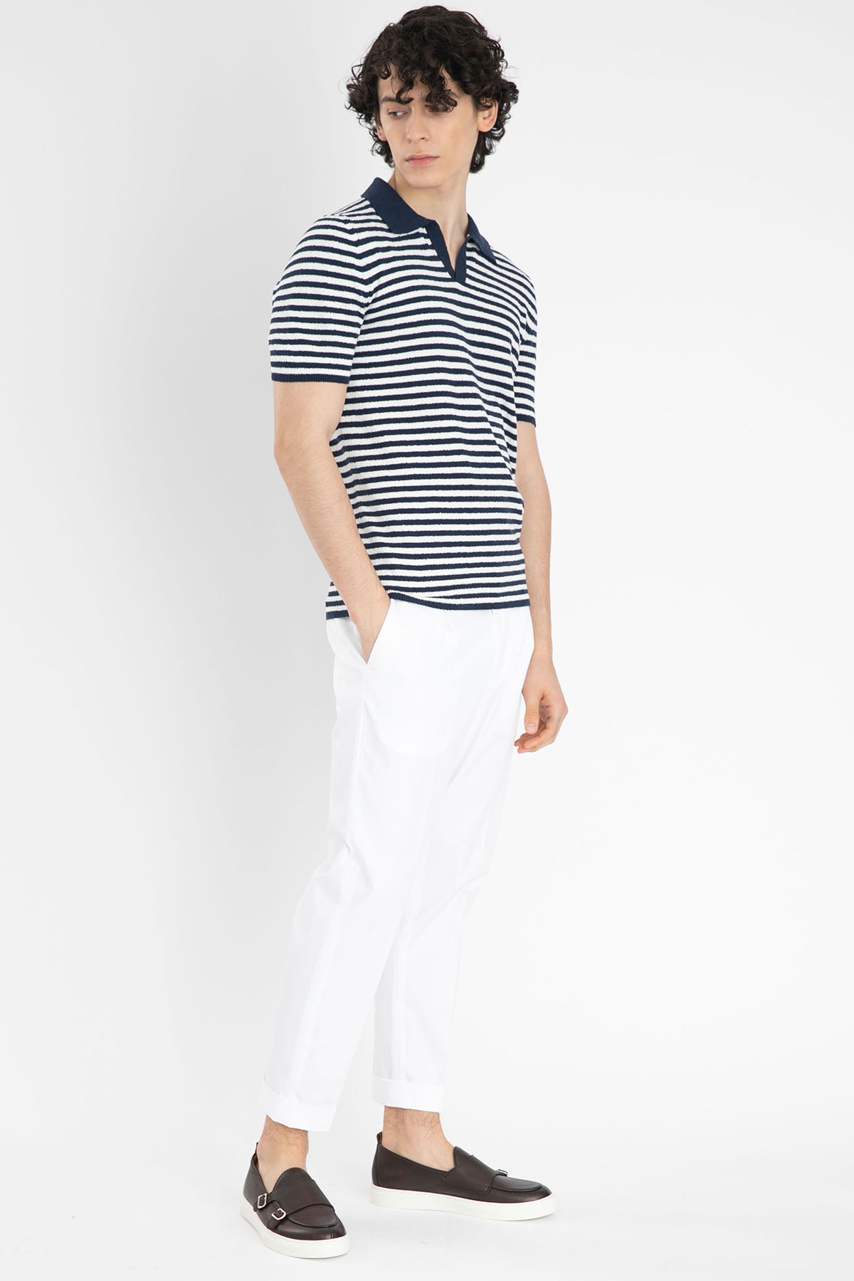 Manuel Ritz Tek Pile Duble Paça Pantolon-Libas Trendy Fashion Store