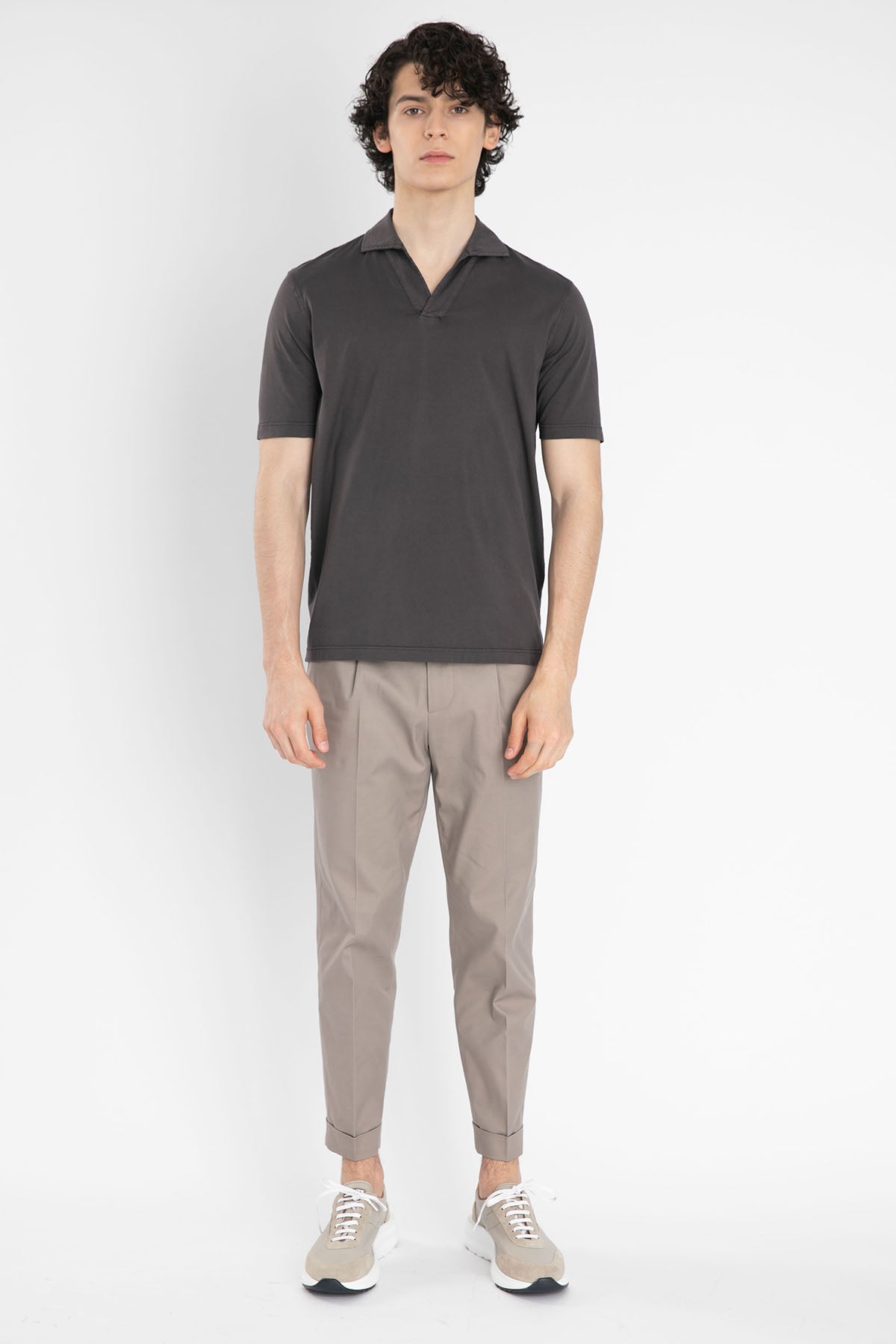 Gran Sasso Polo Yaka T-shirt-Libas Trendy Fashion Store