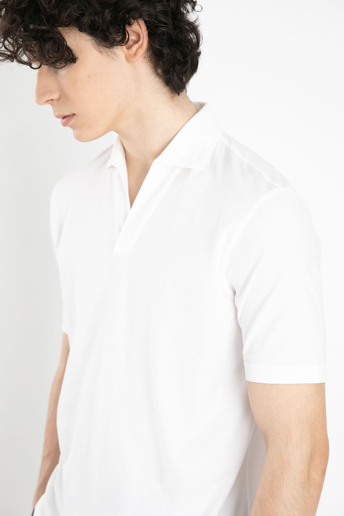 Gran Sasso Polo Yaka T-shirt-Libas Trendy Fashion Store