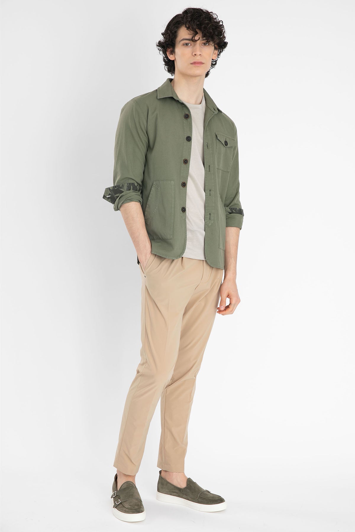 Gran Sasso Yuvarlak Yaka T-shirt-Libas Trendy Fashion Store