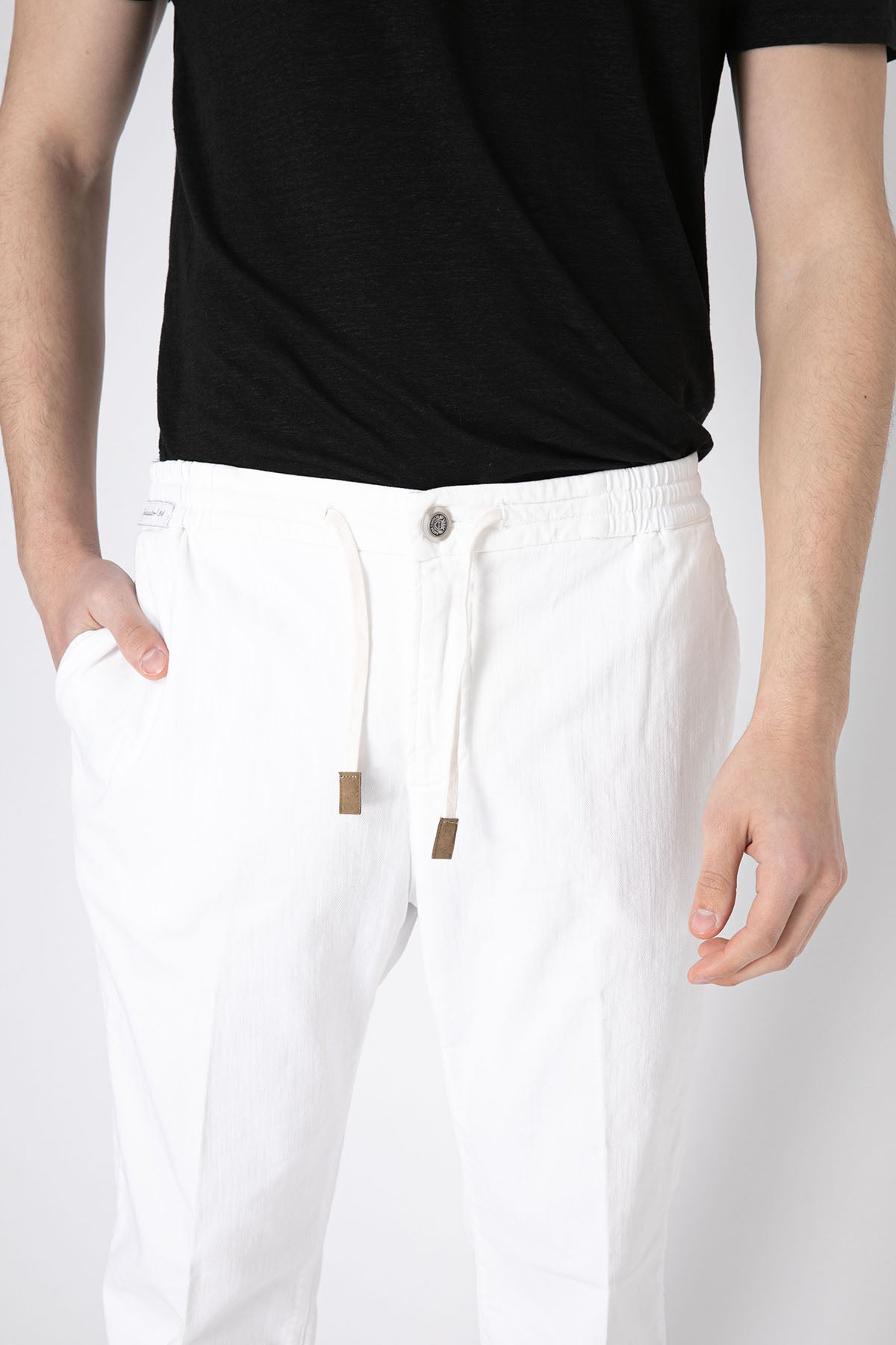 Richard J. Brown Malindi Slim Regular Fit Beli Lastikli Pantolon-Libas Trendy Fashion Store
