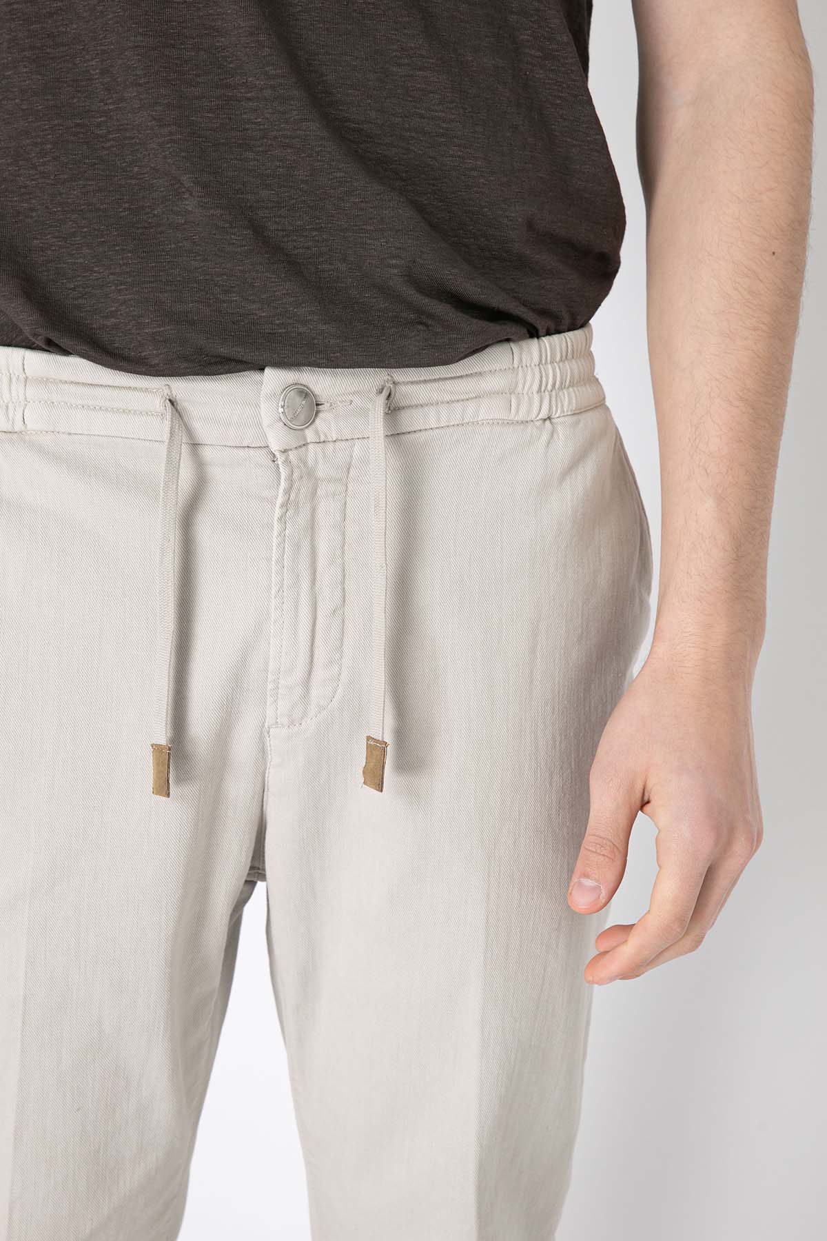 Richard J. Brown Malindi Slim Regular Fit Beli Lastikli Pantolon-Libas Trendy Fashion Store