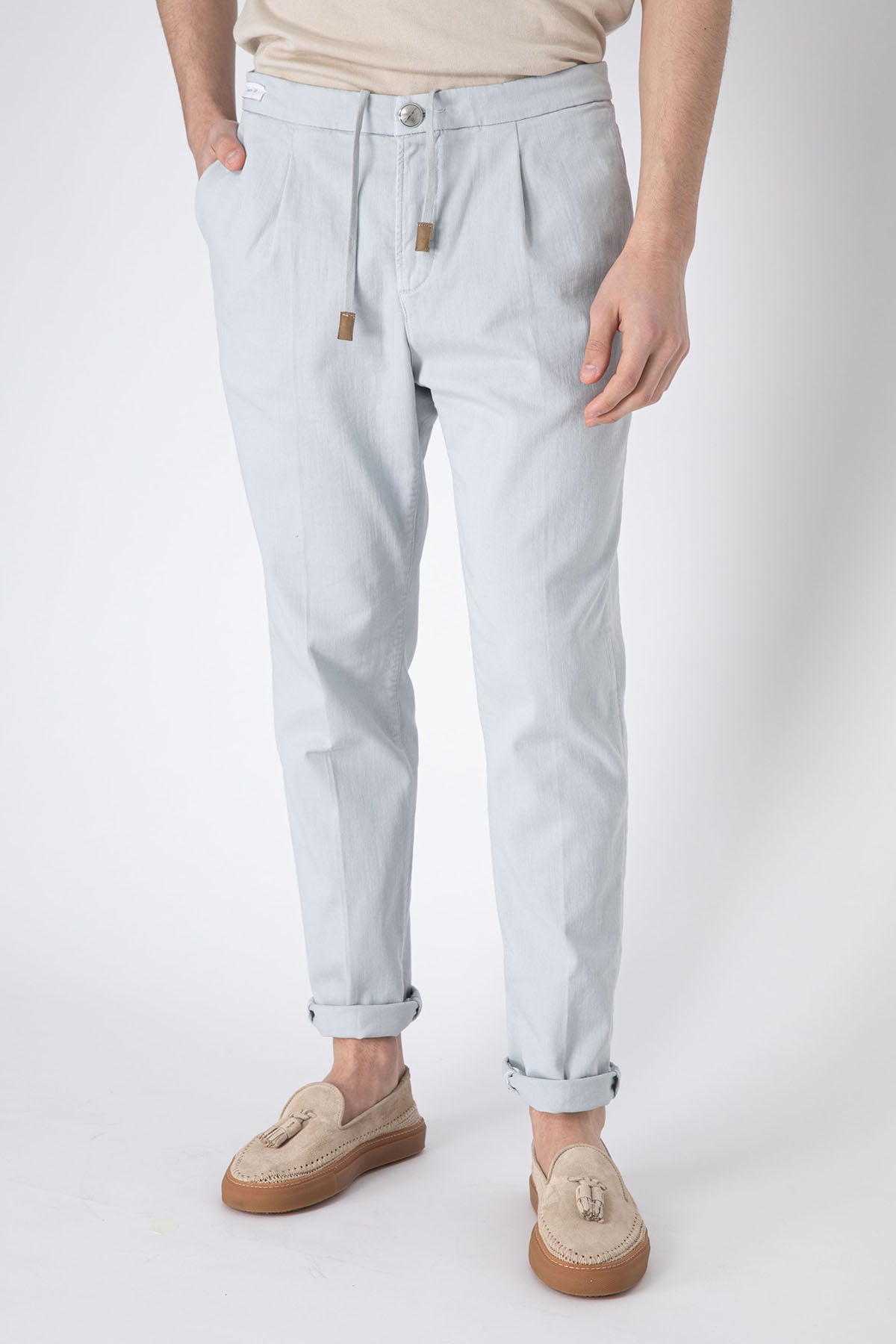 Richard J. Brown Caprera Slim Regular Fit Beli Lastikli Pantolon-Libas Trendy Fashion Store
