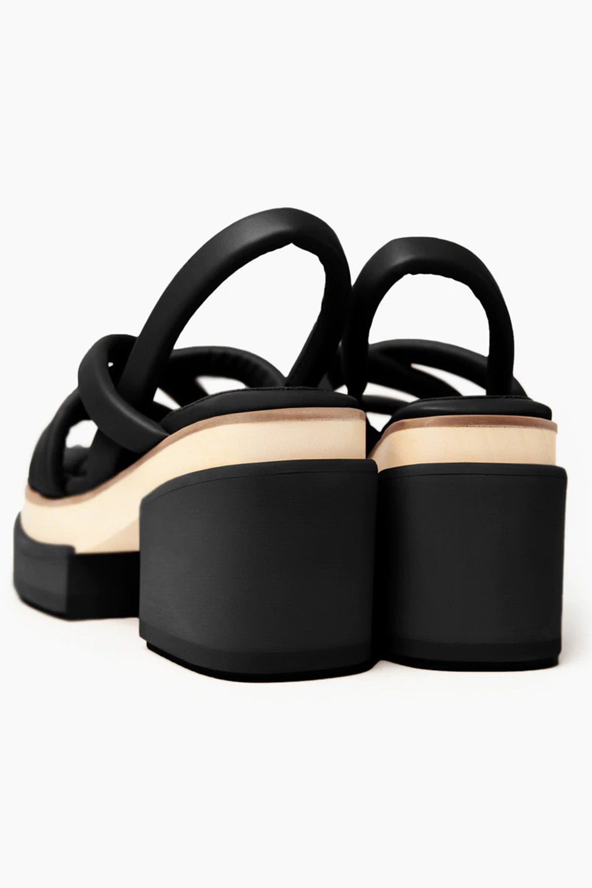 Paloma Barcelo Marine Ayrık Platform Tabanlı Küt Burun Sandalet-Libas Trendy Fashion Store