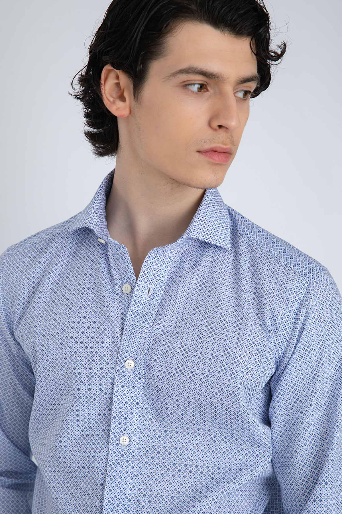 Tintoria Mattei No Iron Klasik Yaka Gömlek-Libas Trendy Fashion Store