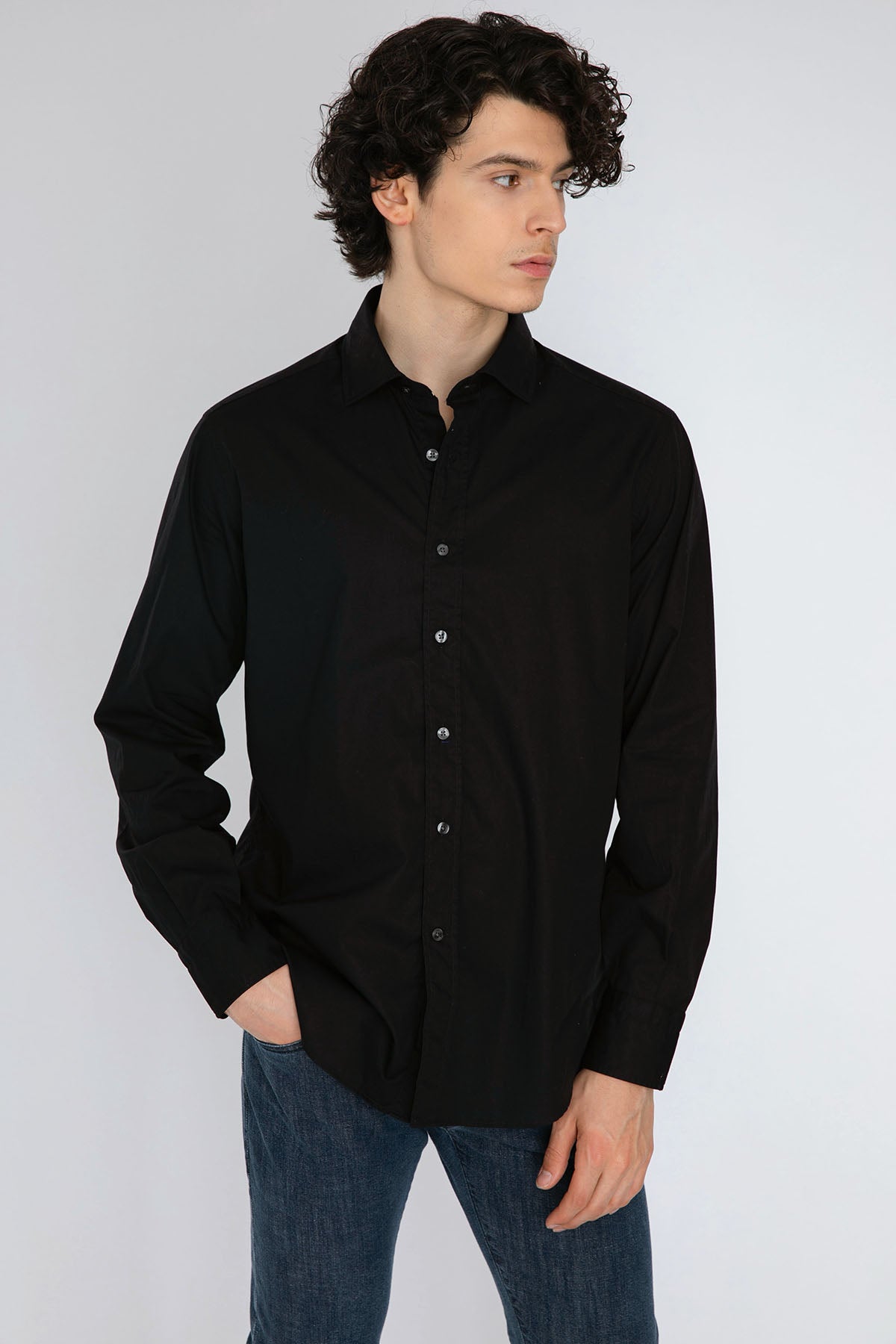 Tintoria Mattei Klasik Yaka Gömlek-Libas Trendy Fashion Store